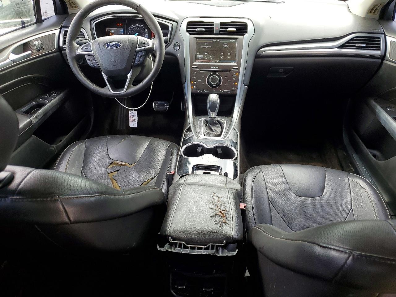 2015 Ford Fusion Titanium Silver vin: 3FA6P0K92FR267396
