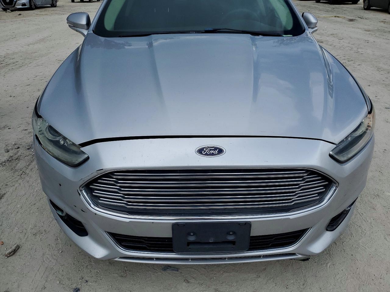 2015 Ford Fusion Titanium Silver vin: 3FA6P0K92FR267396