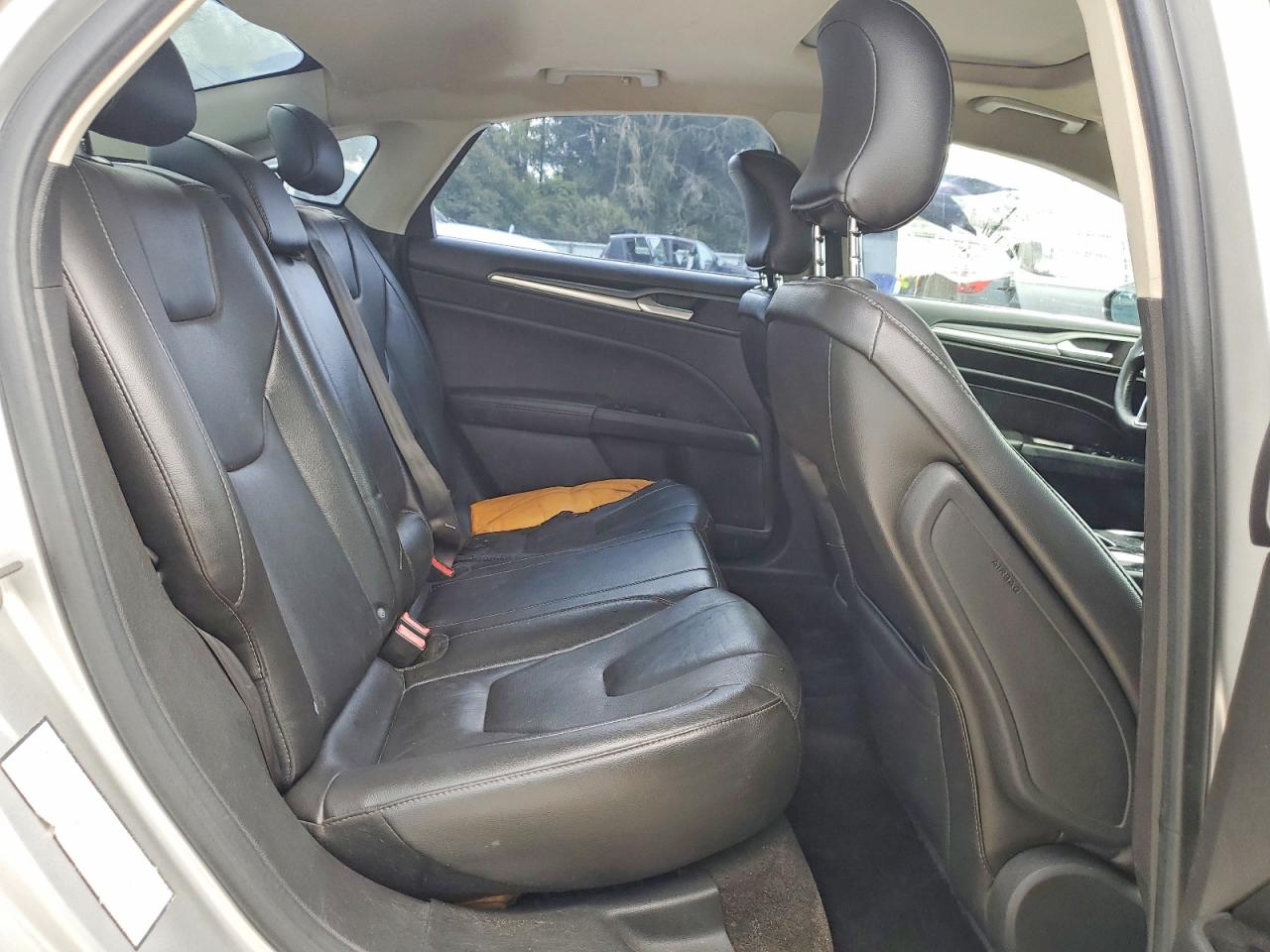 2015 Ford Fusion Titanium Silver vin: 3FA6P0K92FR267396