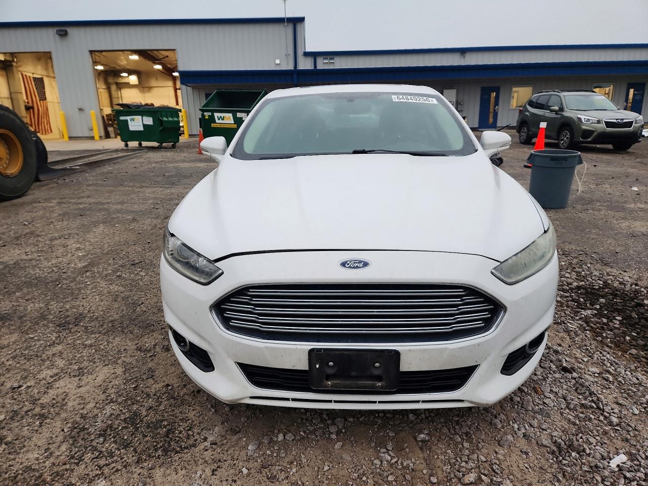 2015 Ford Fusion Titanium White vin: 3FA6P0K92FR282335