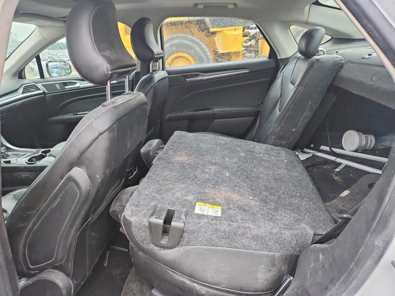 2015 Ford Fusion Titanium White vin: 3FA6P0K92FR282335