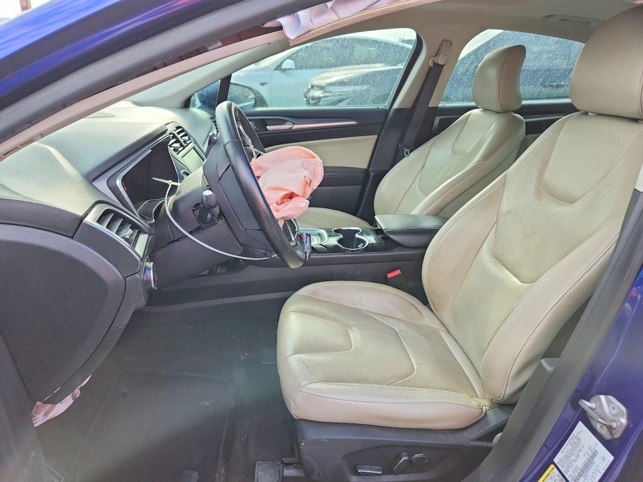 2015 Ford Fusion Titanium Blue vin: 3FA6P0K92FR297093