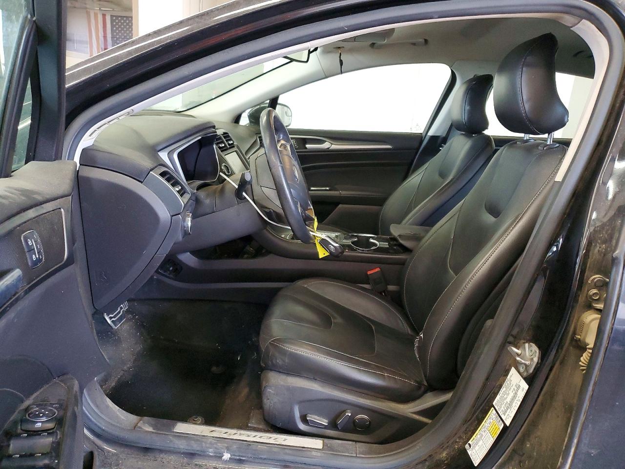 2015 Ford Fusion Titanium Black vin: 3FA6P0K92FR303474