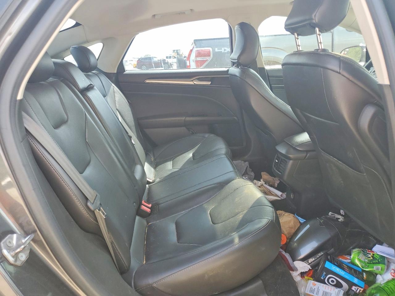 2016 Ford Fusion Titanium Серый vin: 3FA6P0K92GR400899