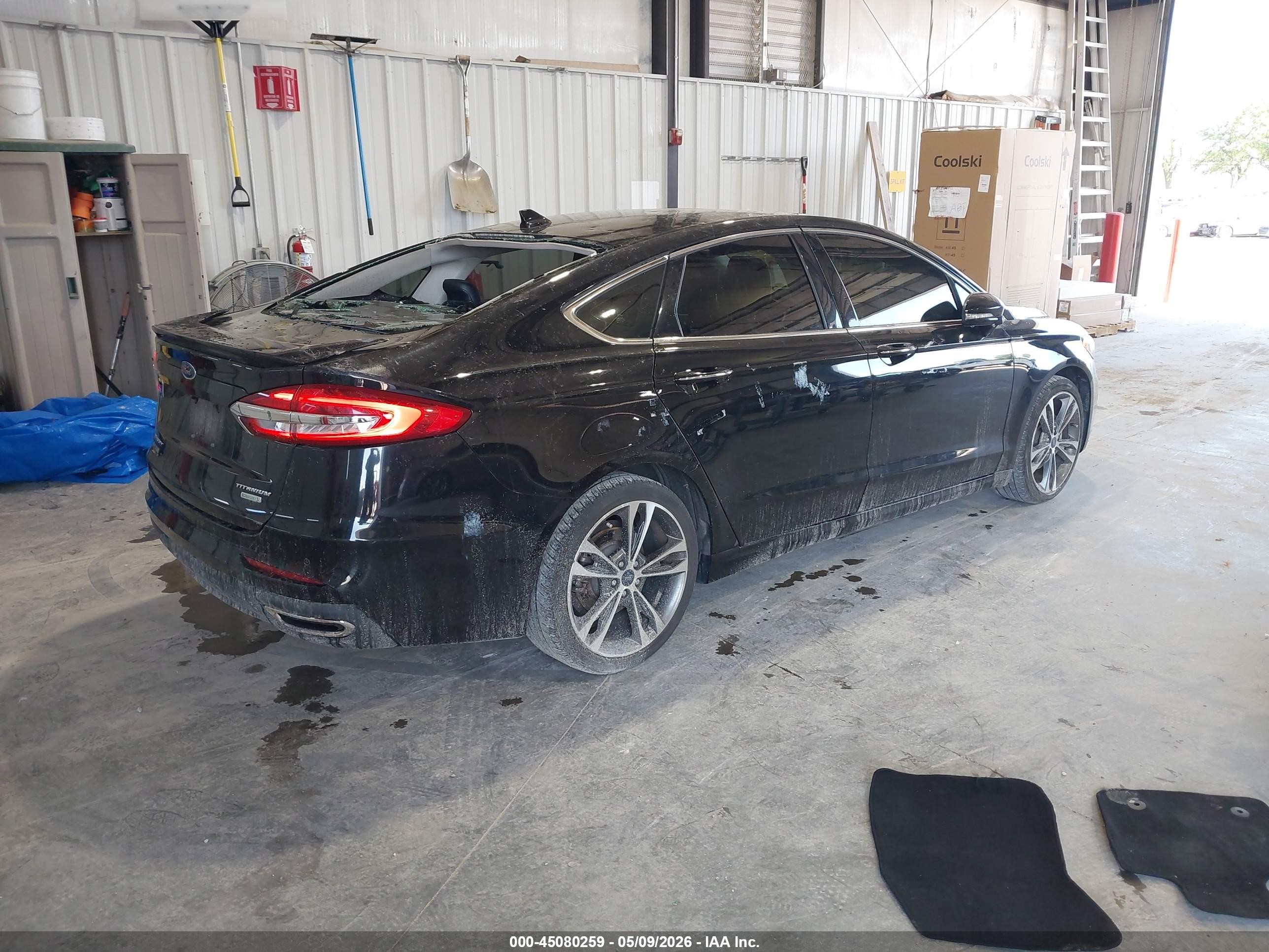 2020 Ford Fusion Titanium Black vin: 3FA6P0K92LR116599