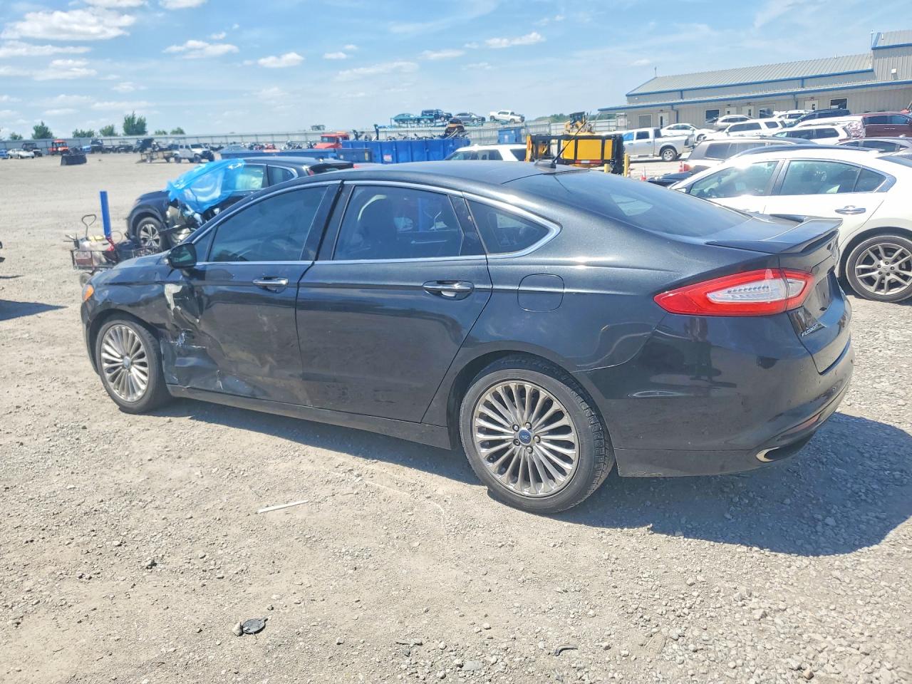 2013 Ford Fusion Titanium Black vin: 3FA6P0K93DR100946