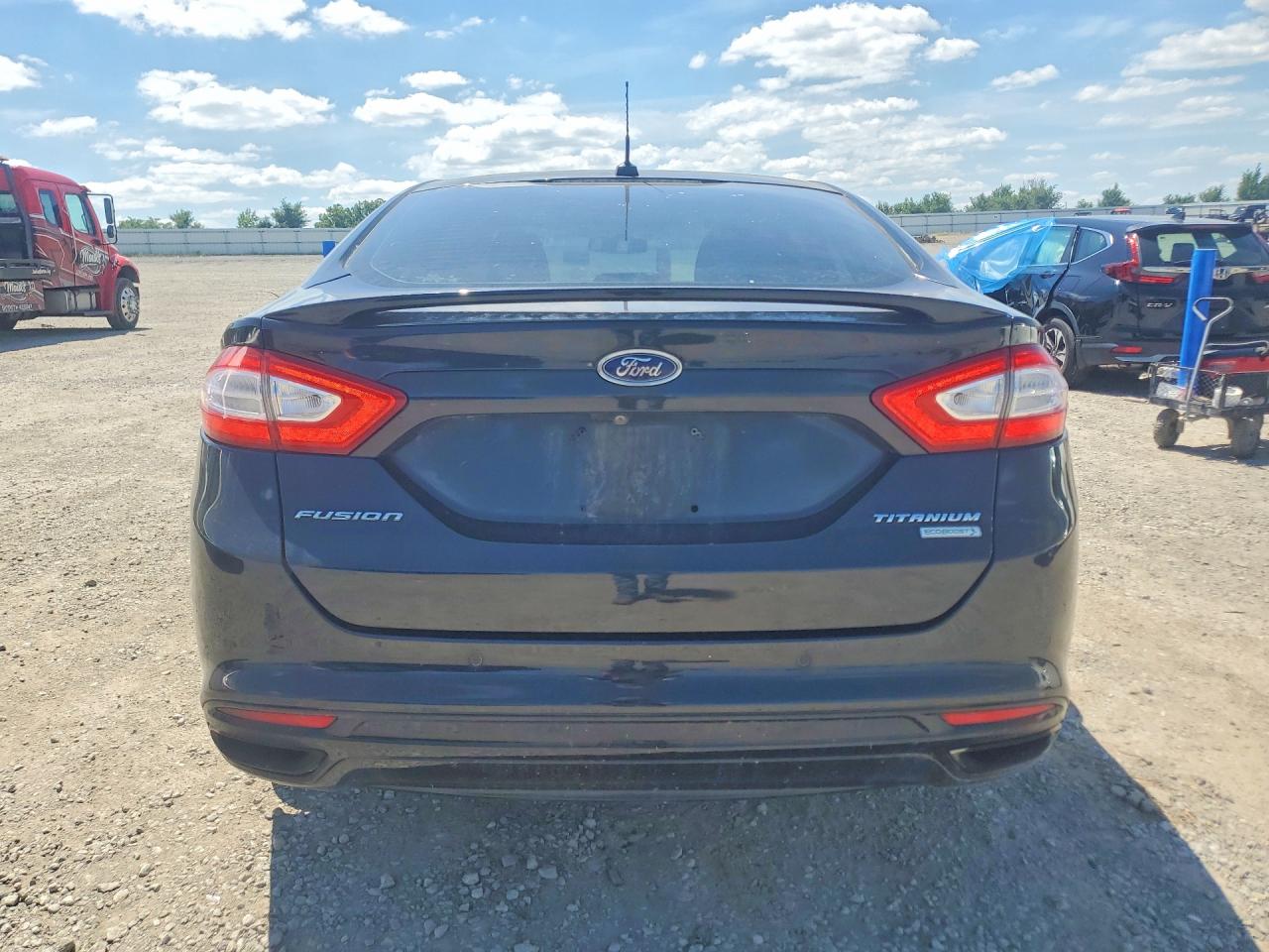 2013 Ford Fusion Titanium Black vin: 3FA6P0K93DR100946