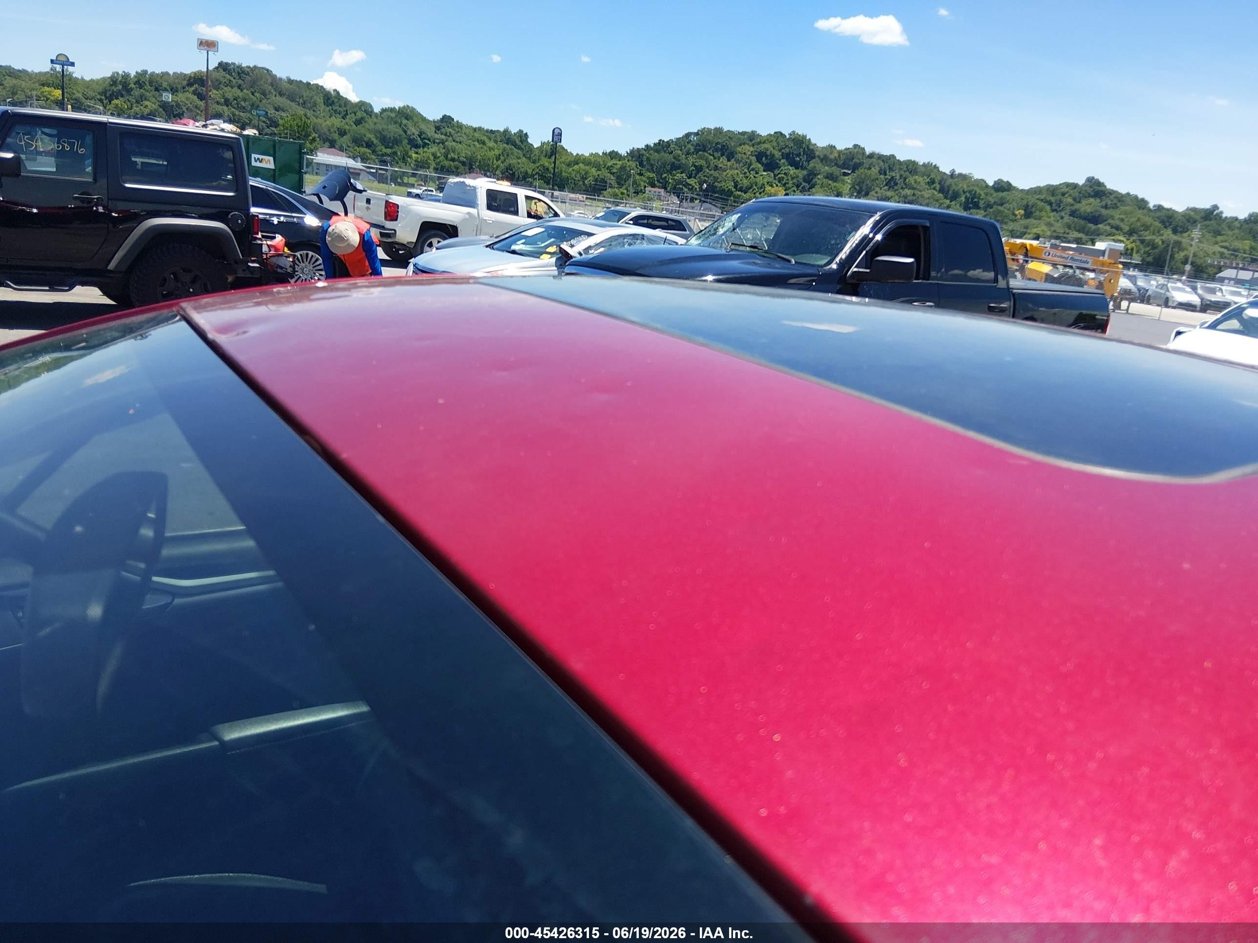 2013 Ford Fusion Titanium Красный vin: 3FA6P0K93DR127273