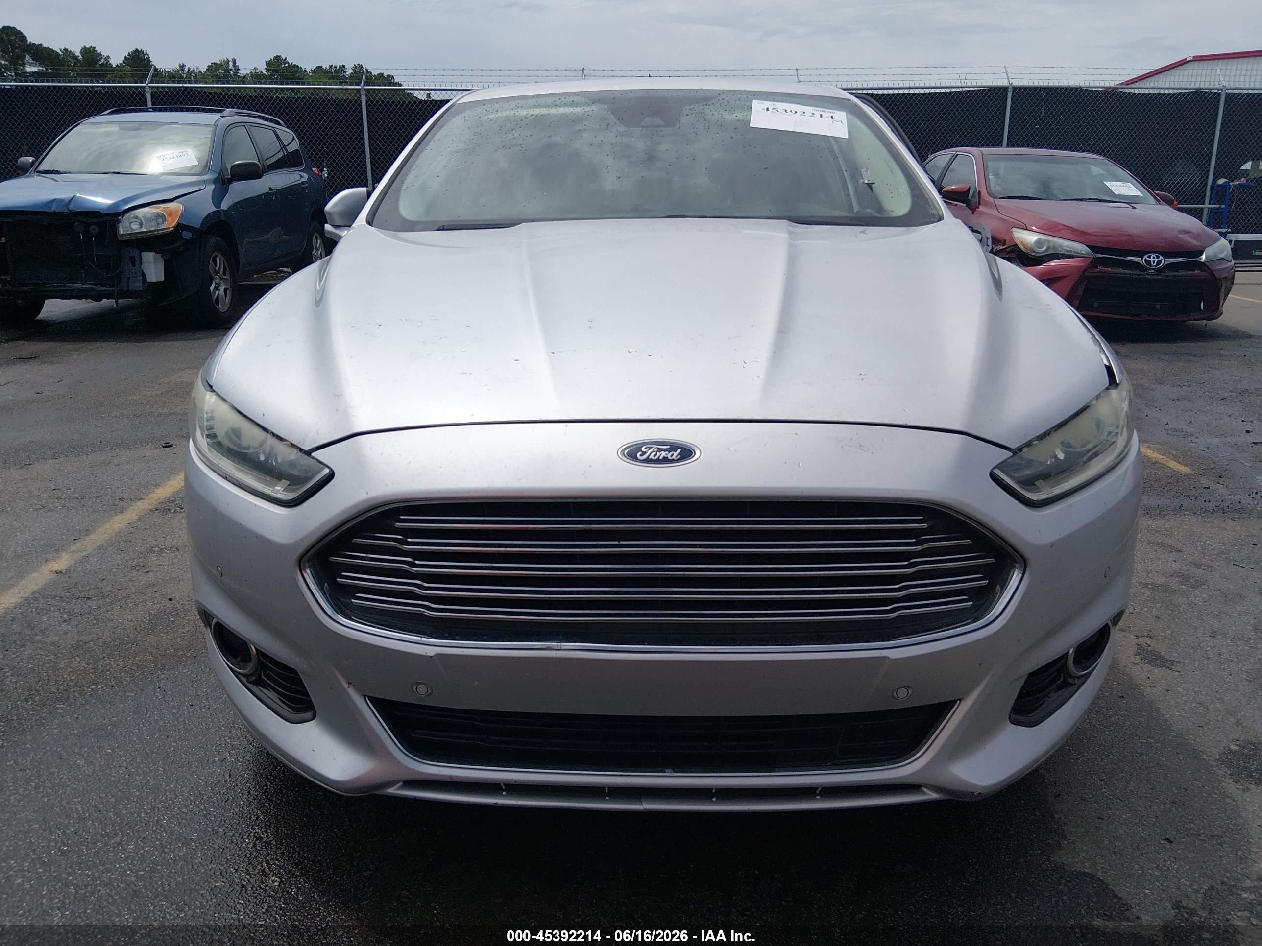 2013 Ford Fusion Titanium Silver vin: 3FA6P0K93DR137740