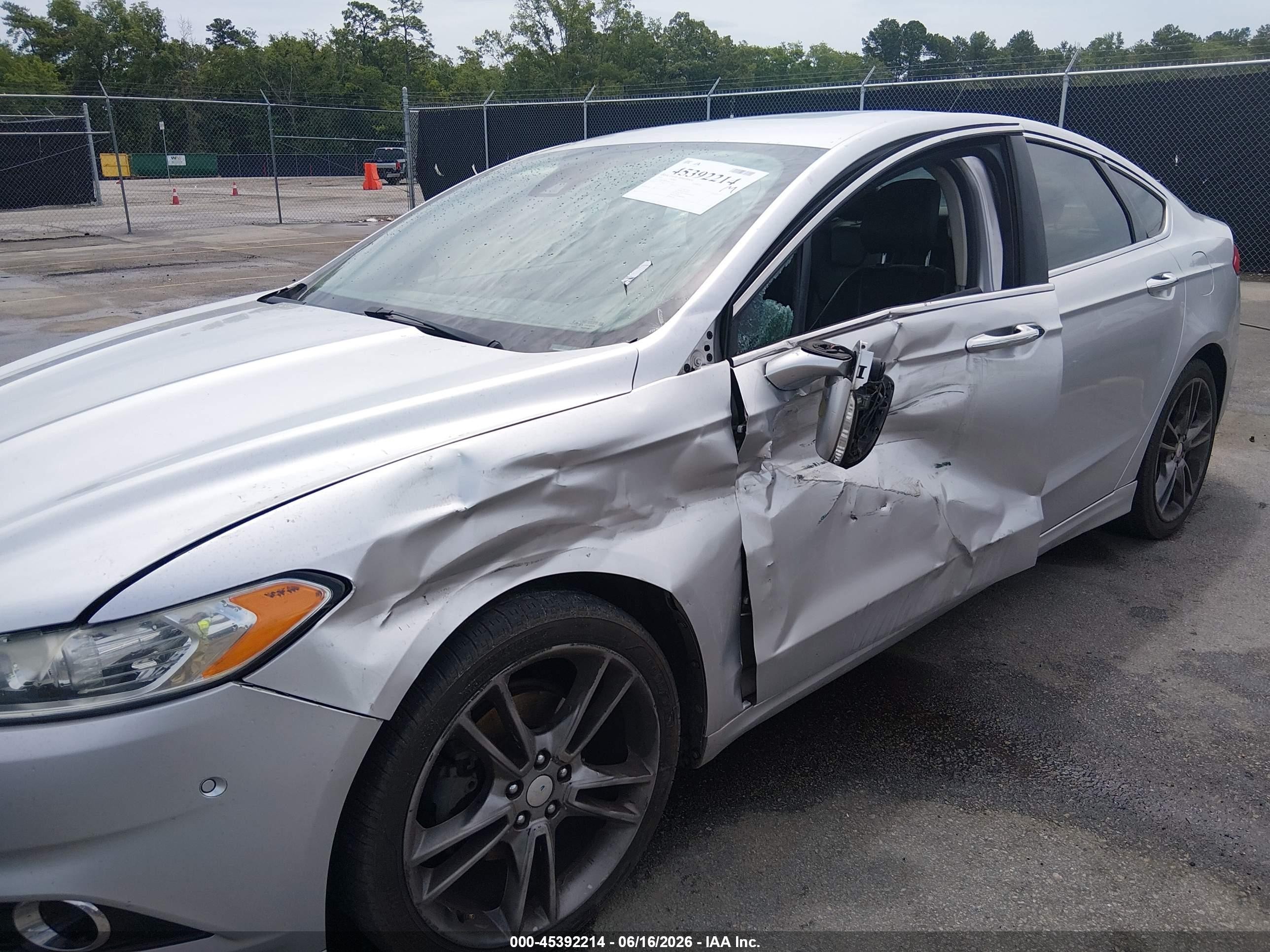 2013 Ford Fusion Titanium Silver vin: 3FA6P0K93DR137740