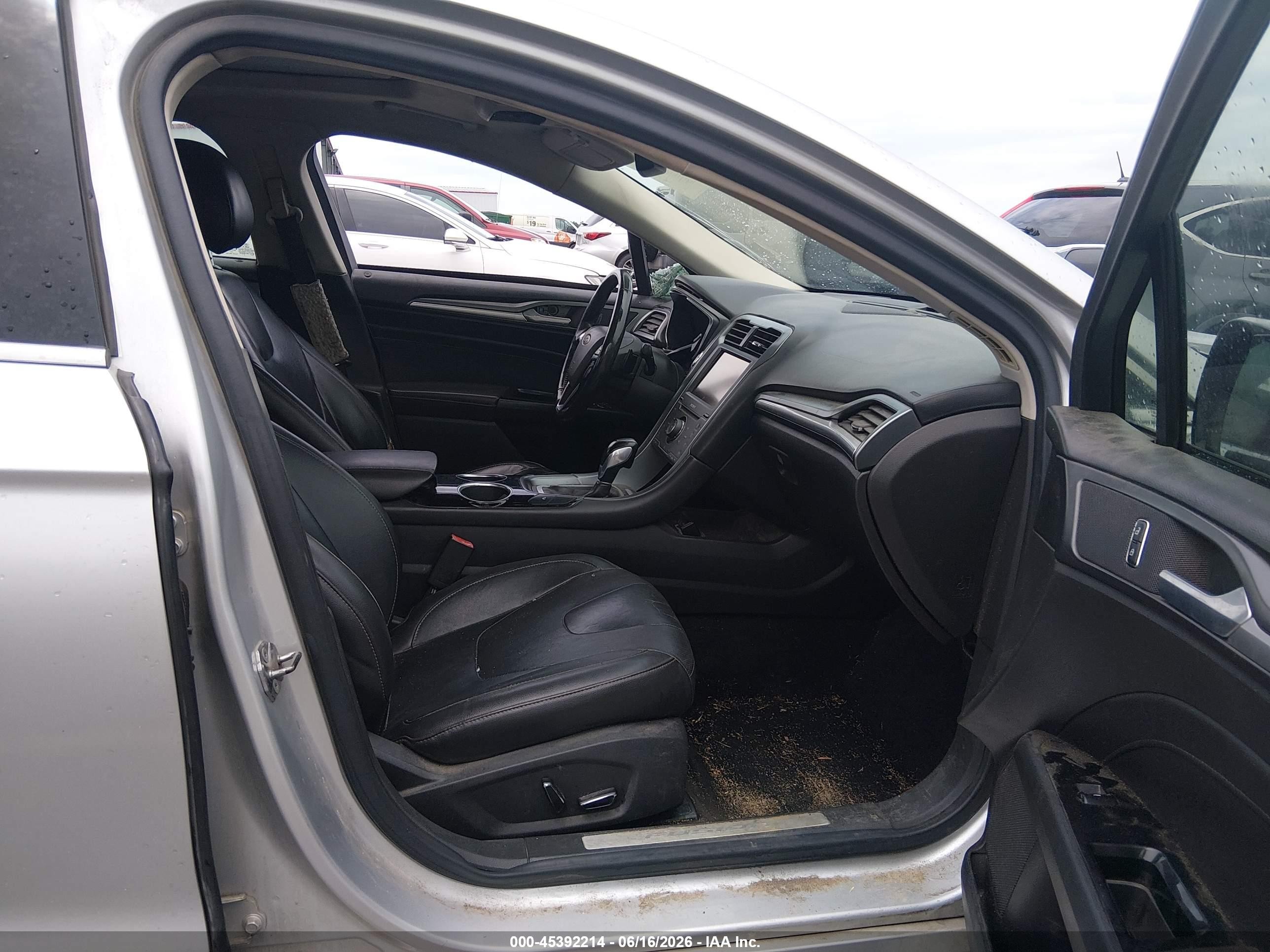 2013 Ford Fusion Titanium Silver vin: 3FA6P0K93DR137740