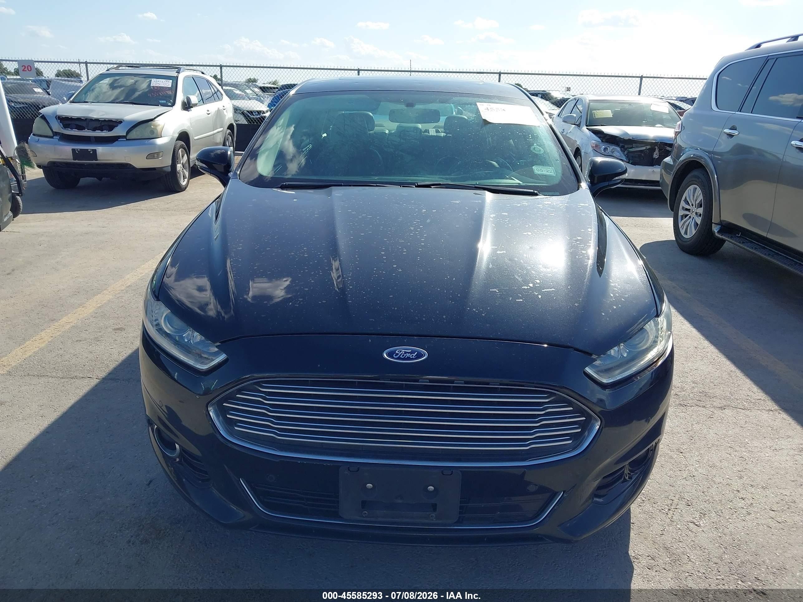 2013 Ford Fusion Titanium Black vin: 3FA6P0K93DR273186