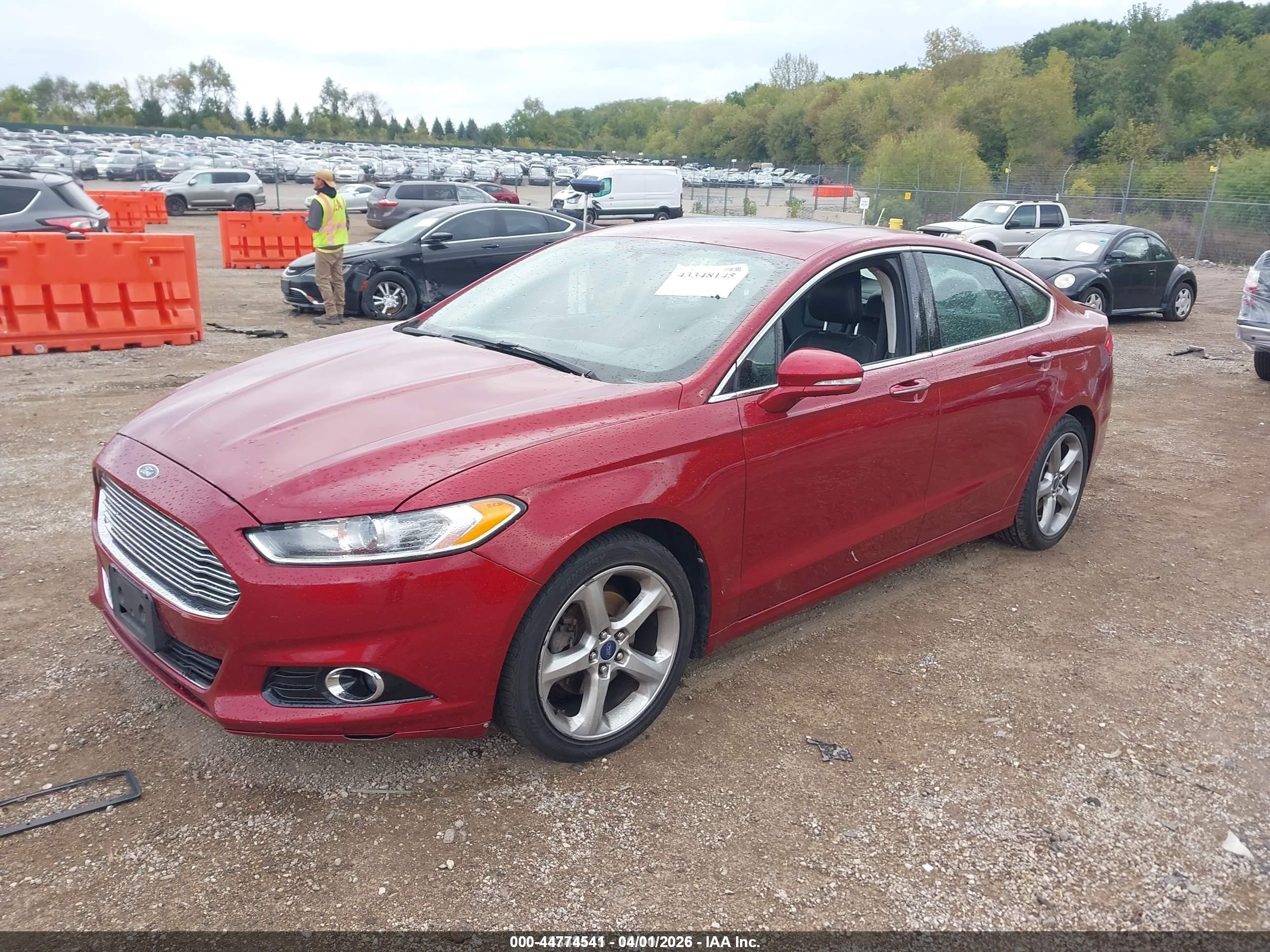 2013 Ford Fusion Titanium Red vin: 3FA6P0K93DR383249