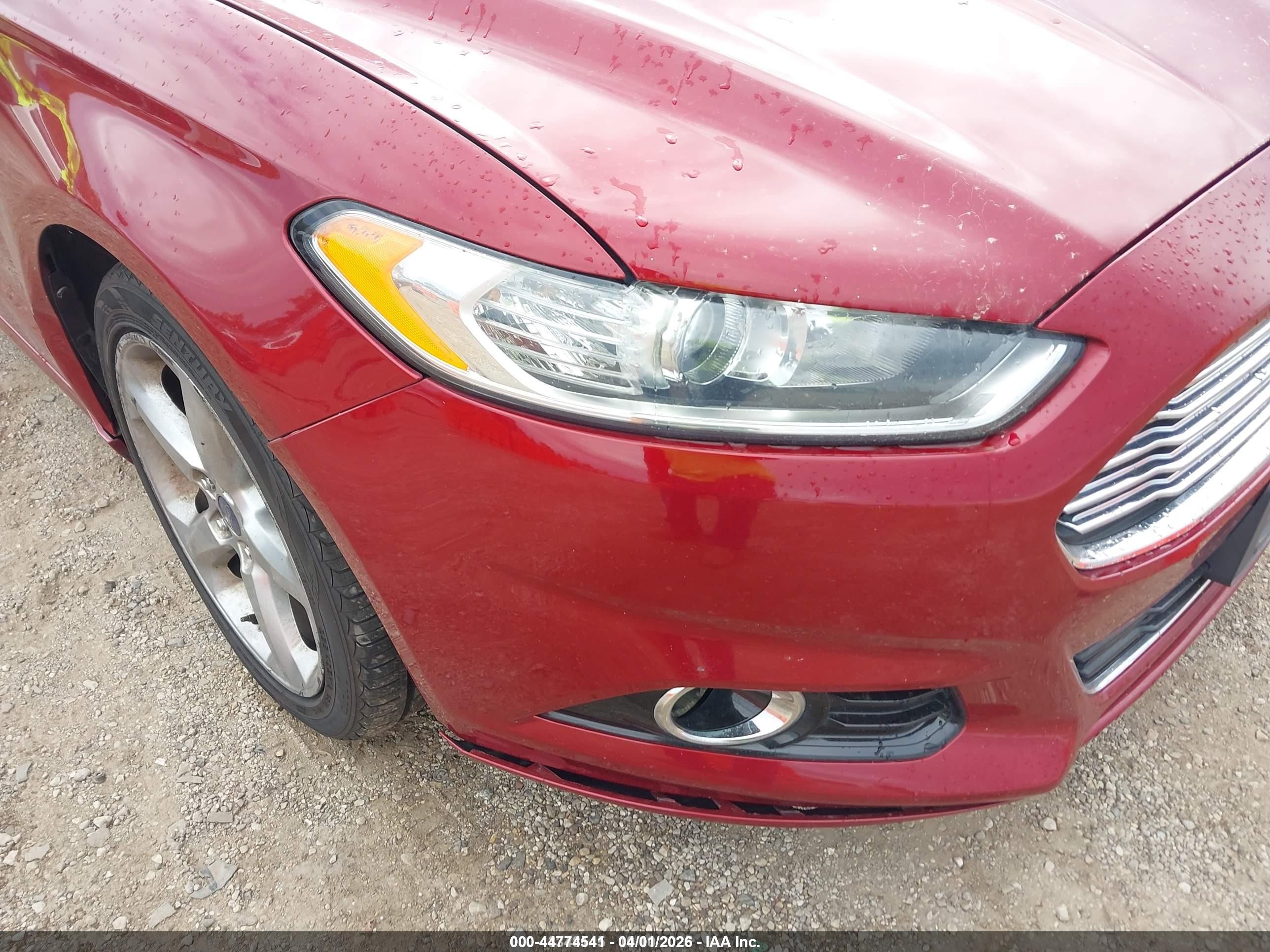 2013 Ford Fusion Titanium Red vin: 3FA6P0K93DR383249