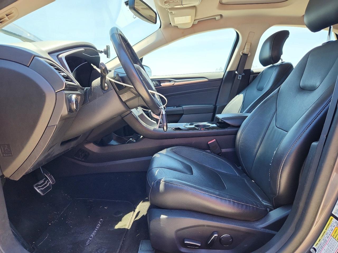 2014 Ford Fusion Titanium Gray vin: 3FA6P0K93ER151476