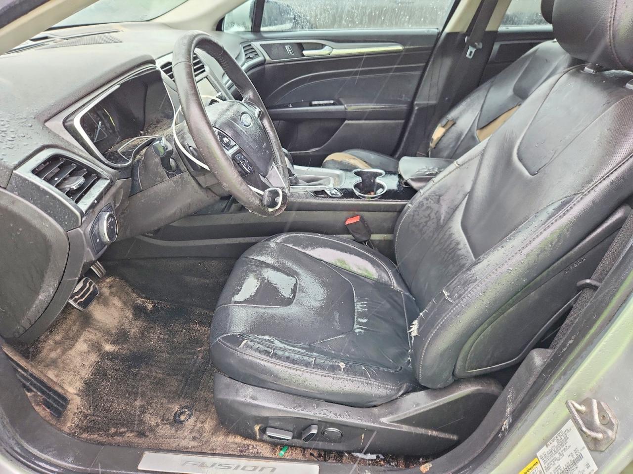 2014 Ford Fusion Titanium Silver vin: 3FA6P0K93ER243560