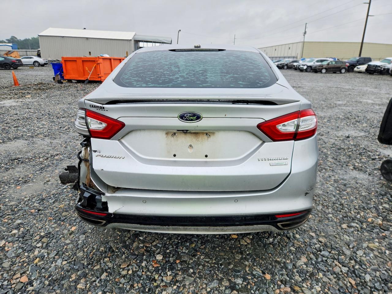 2014 Ford Fusion Titanium Silver vin: 3FA6P0K93ER243560
