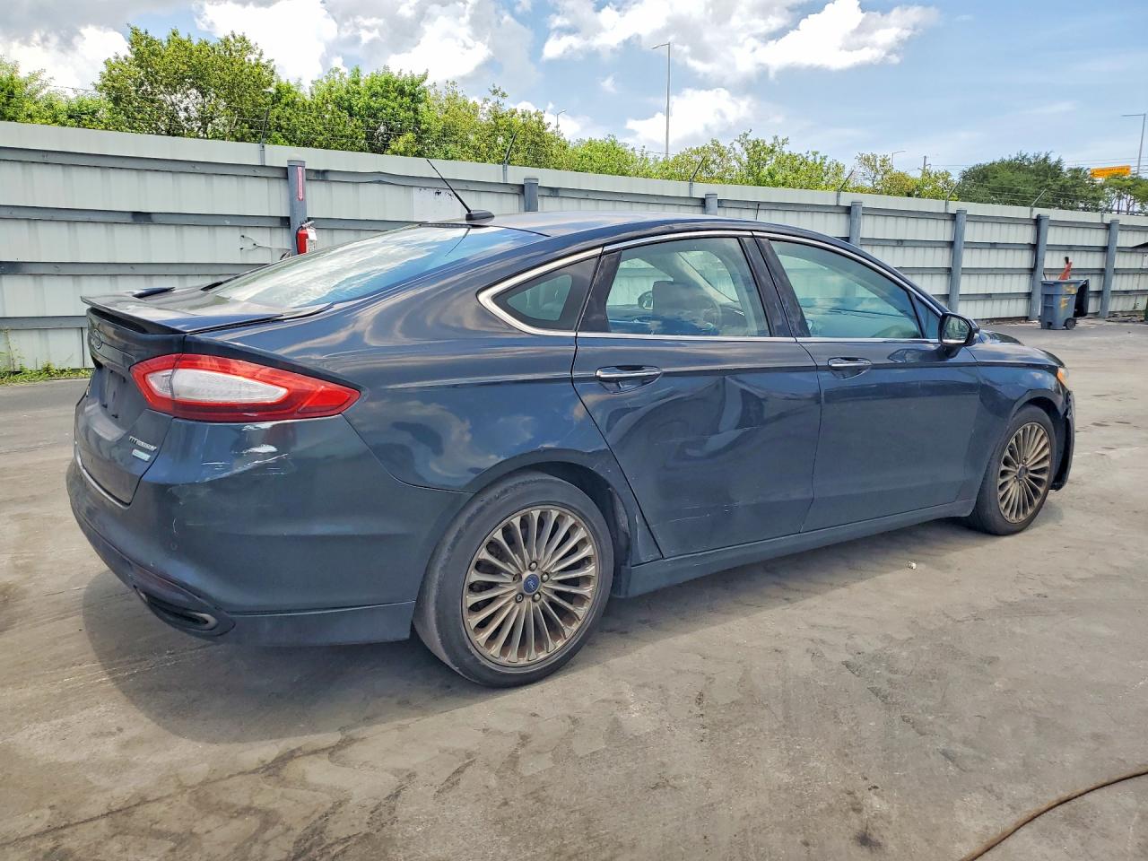 2014 Ford Fusion Titanium Black vin: 3FA6P0K93ER270788