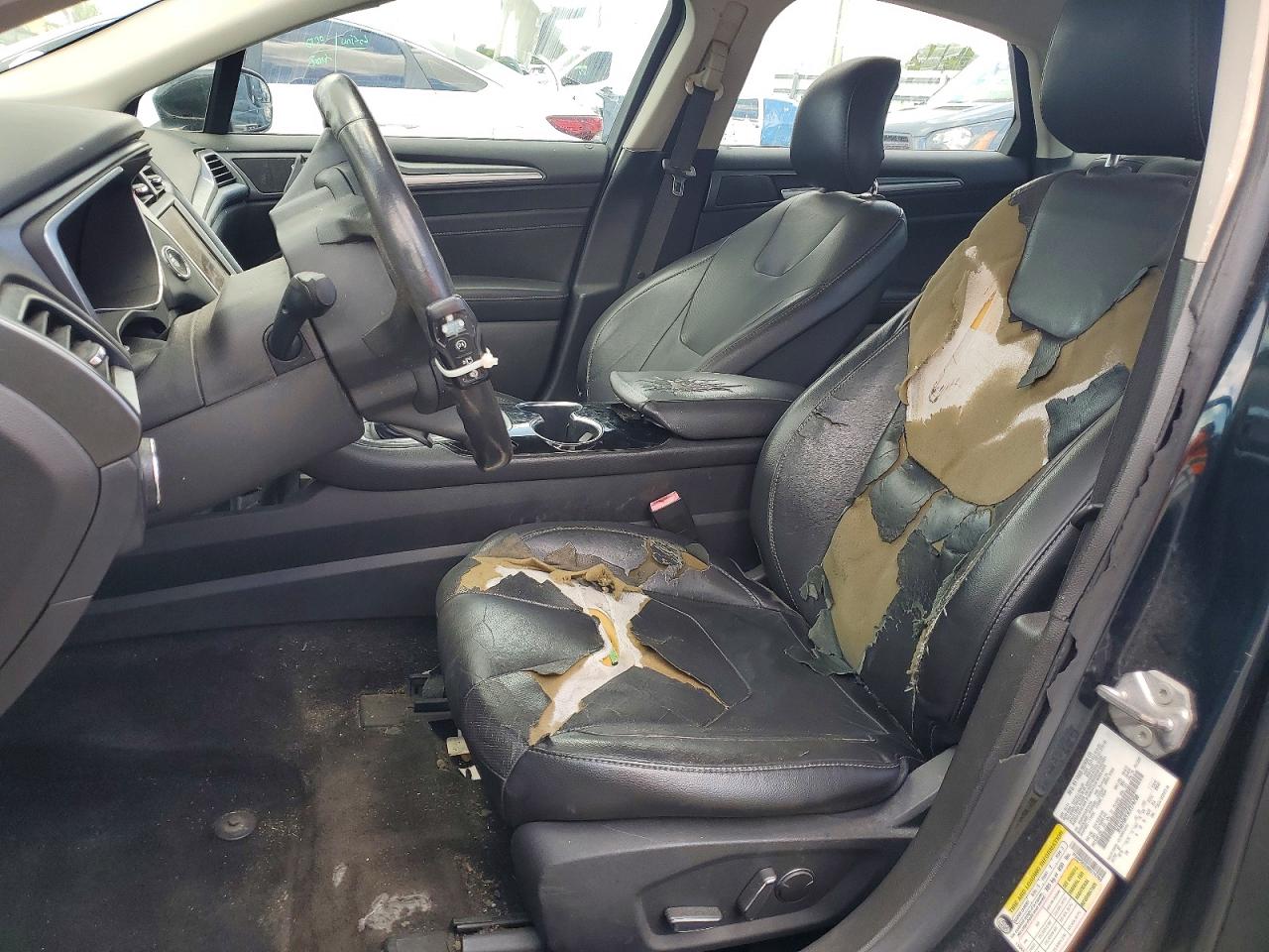 2014 Ford Fusion Titanium Black vin: 3FA6P0K93ER270788