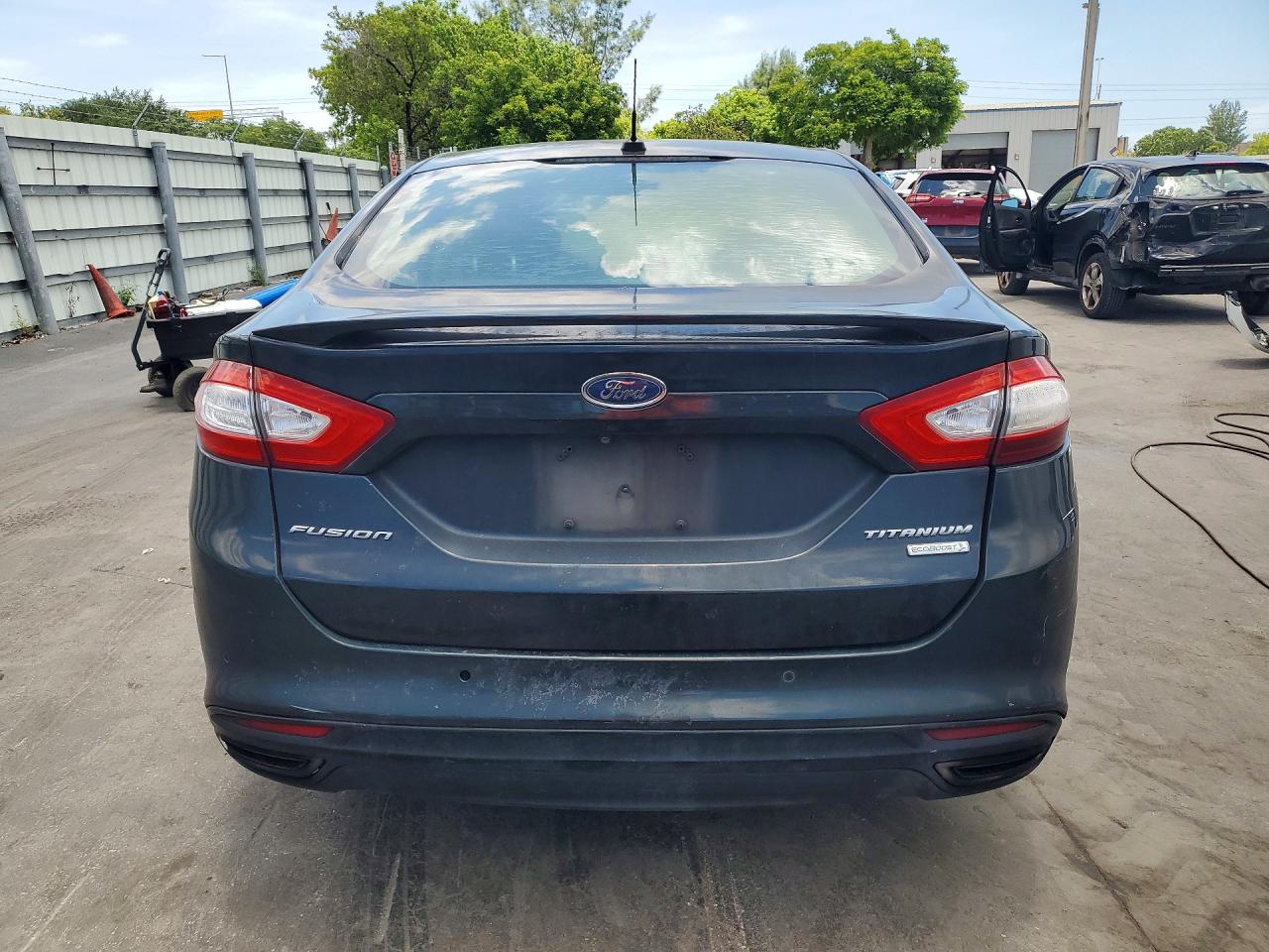 2014 Ford Fusion Titanium Black vin: 3FA6P0K93ER270788