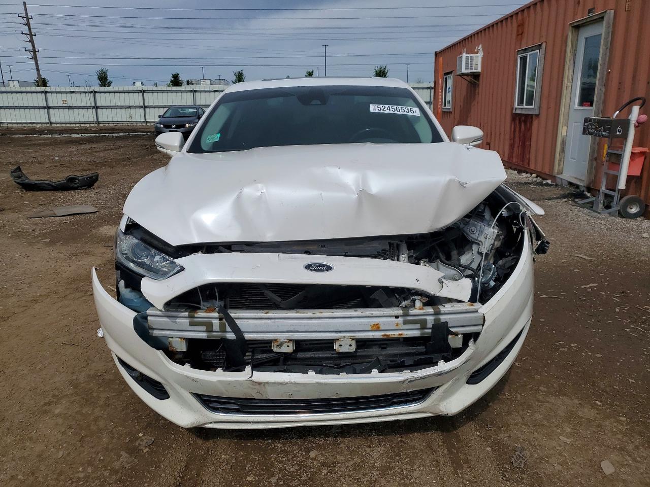2014 Ford Fusion Titanium White vin: 3FA6P0K93ER297487