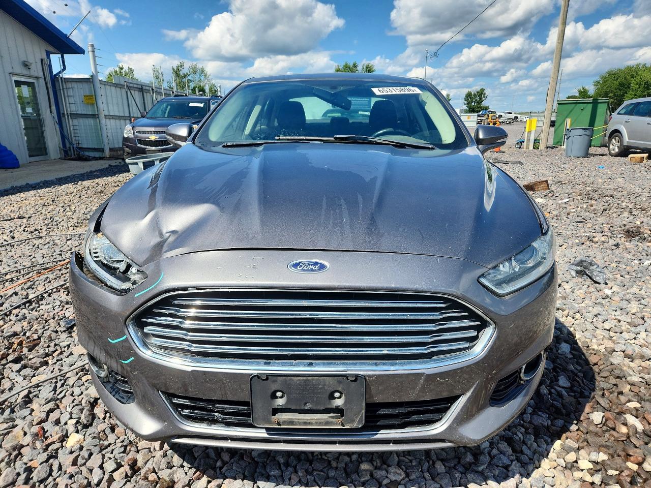 2014 Ford Fusion Titanium Gray vin: 3FA6P0K93ER305006