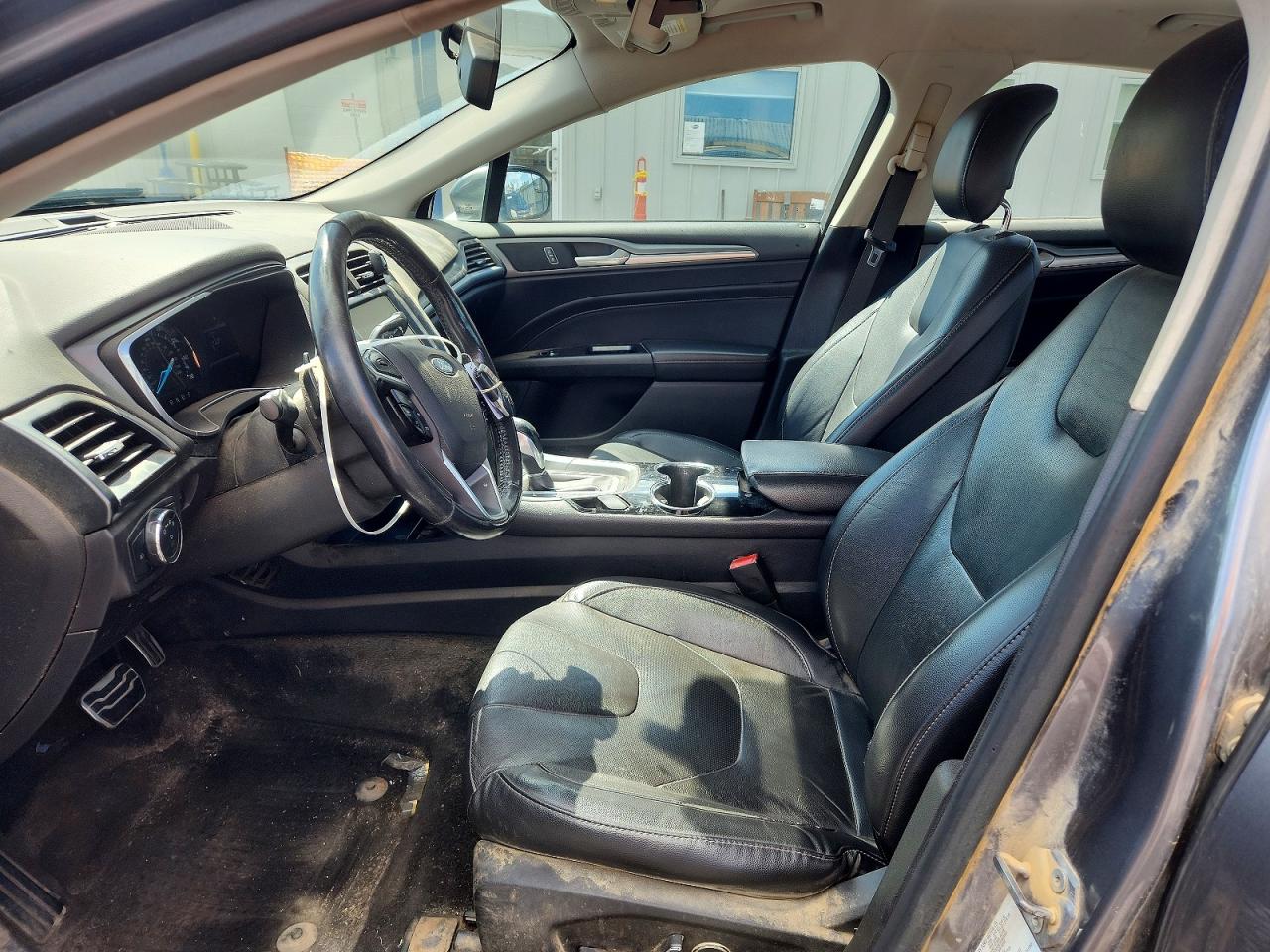 2014 Ford Fusion Titanium Gray vin: 3FA6P0K93ER305006