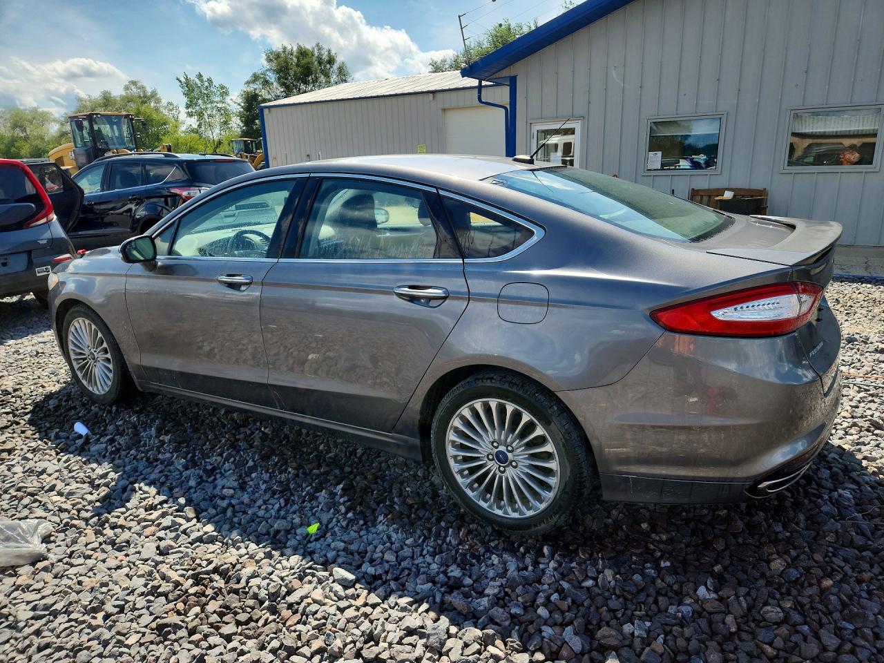 2014 Ford Fusion Titanium Gray vin: 3FA6P0K93ER305006