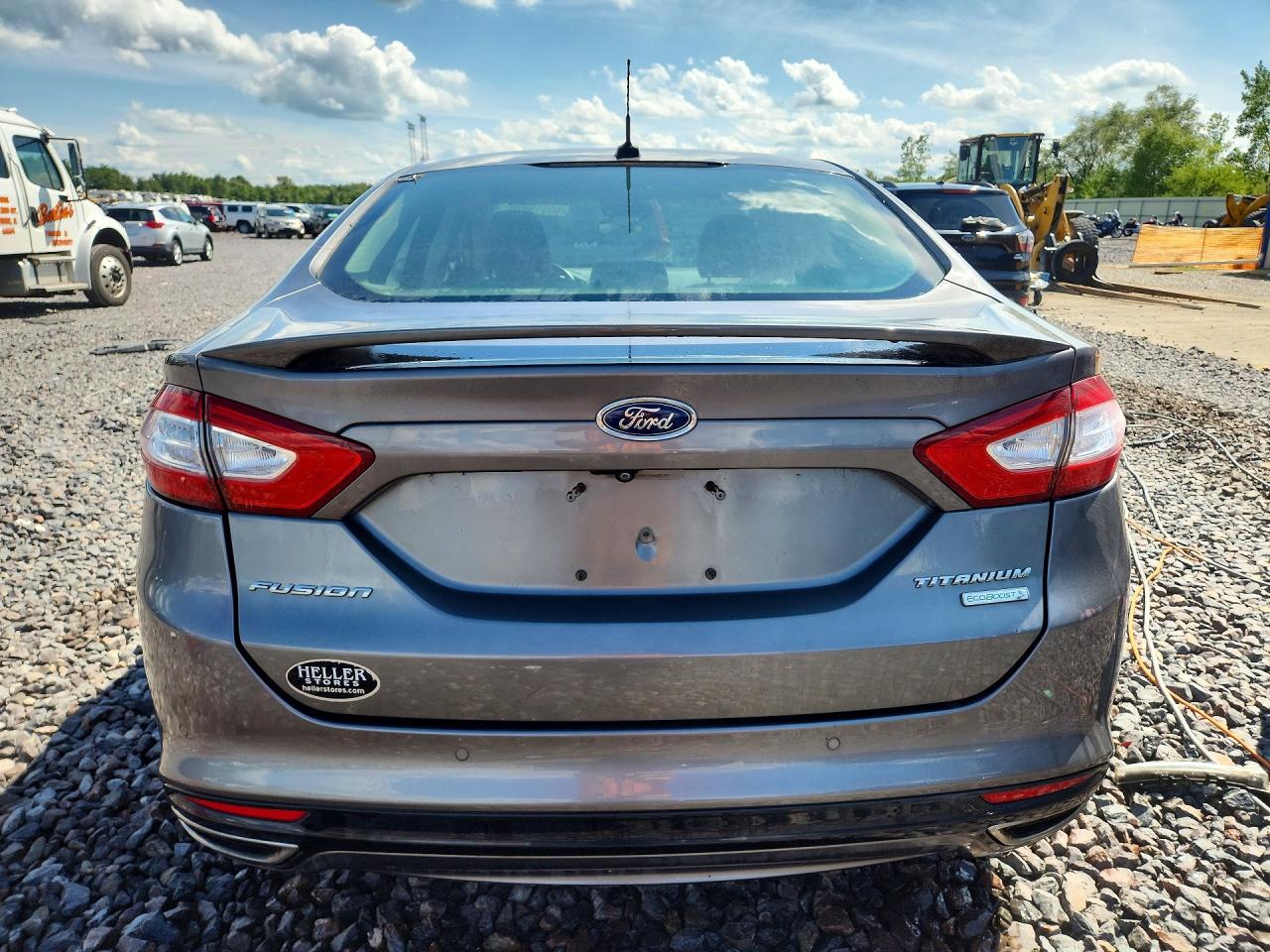 2014 Ford Fusion Titanium Gray vin: 3FA6P0K93ER305006