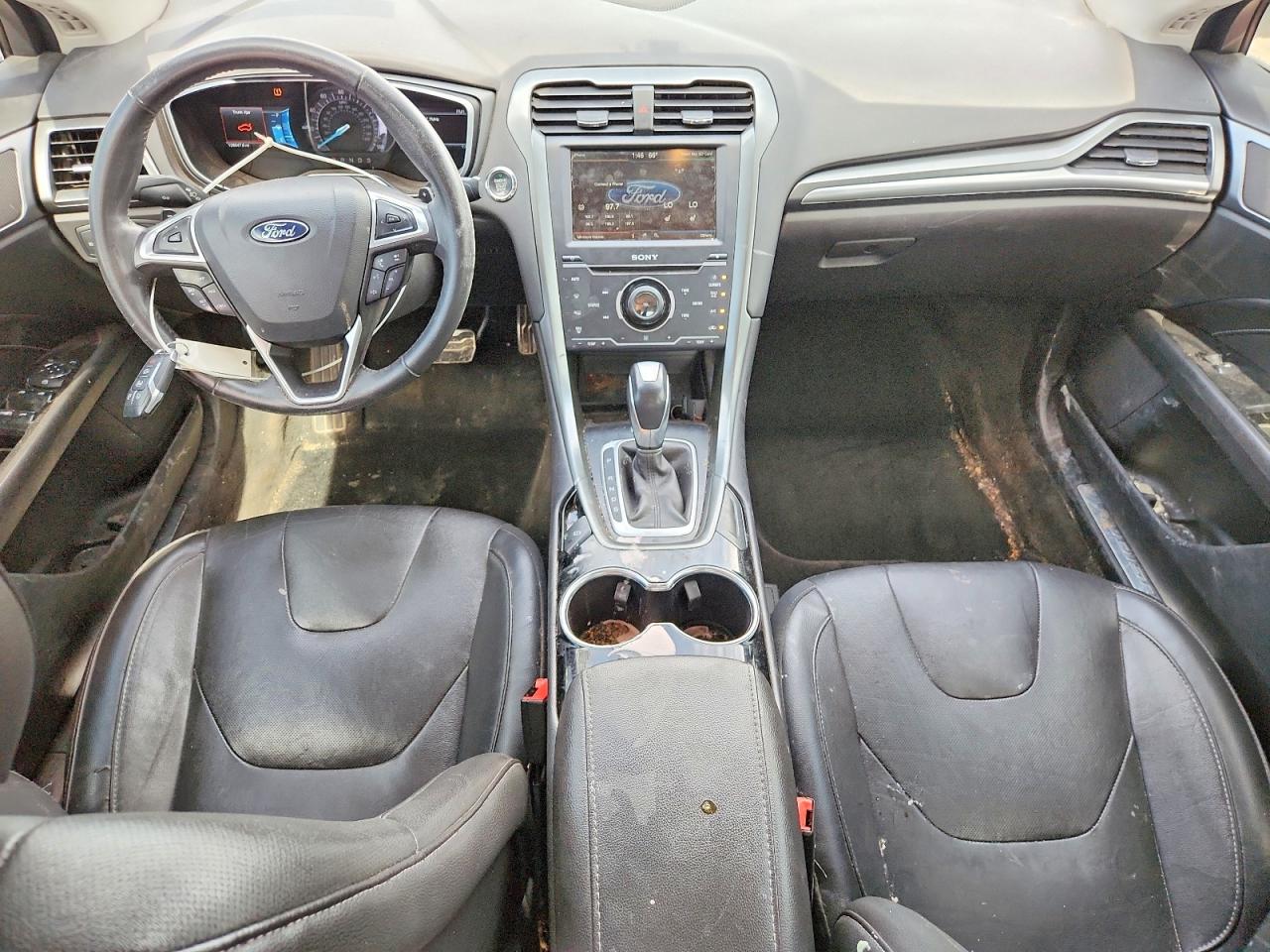 2014 Ford Fusion Titanium Красный vin: 3FA6P0K93ER355873