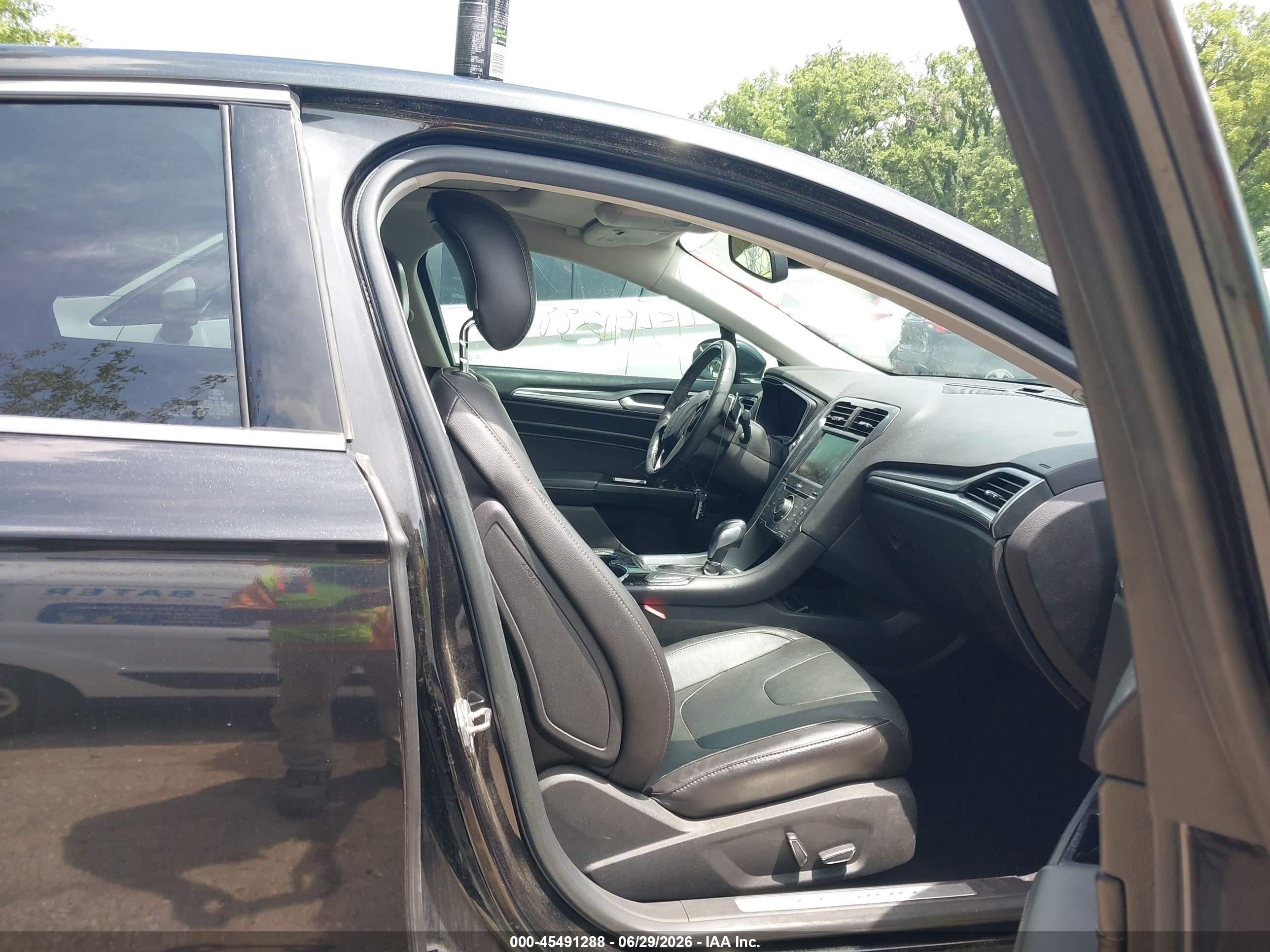 2014 Ford Fusion Titanium Black vin: 3FA6P0K93ER375234