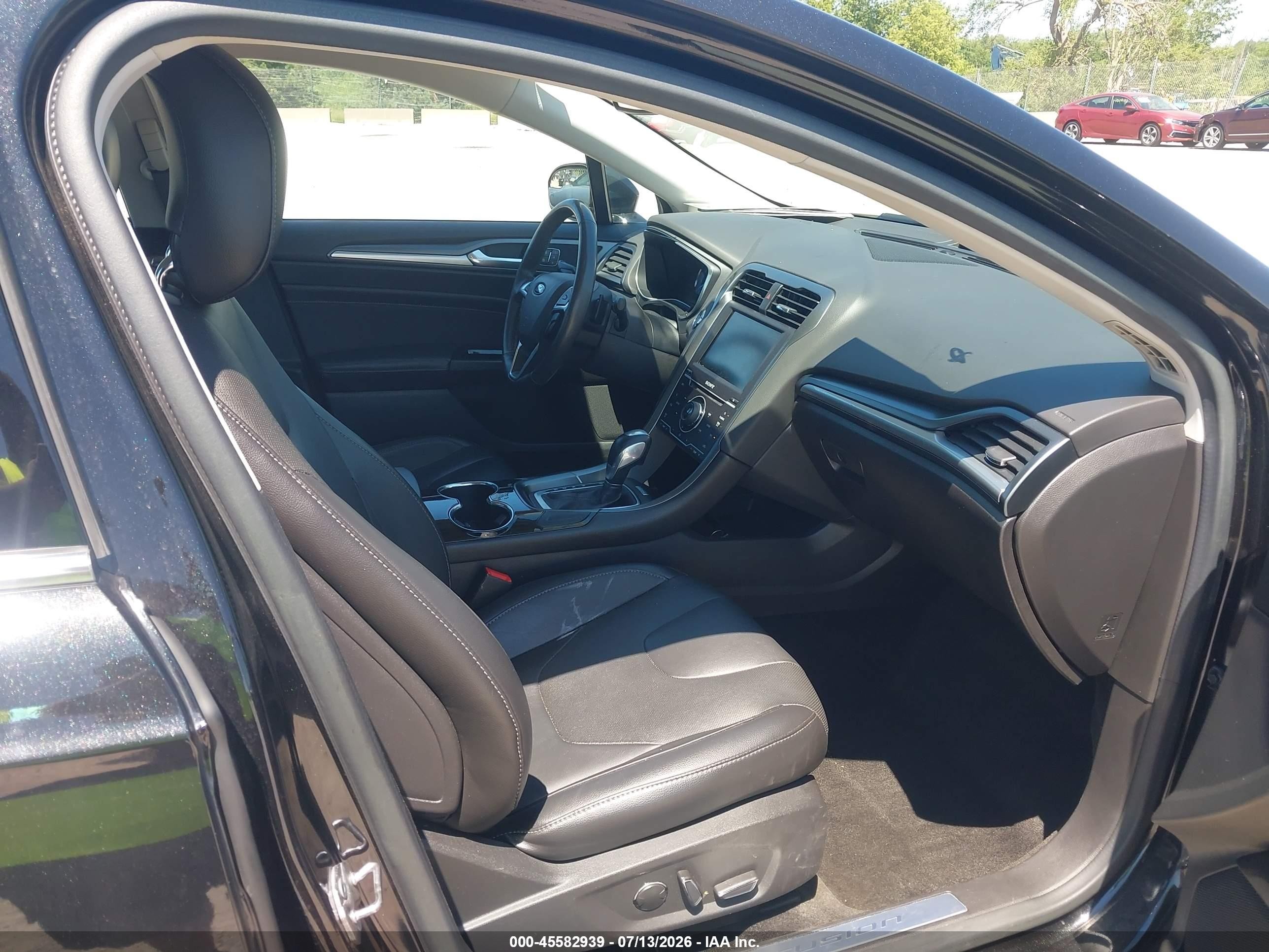 2015 Ford Fusion Titanium Black vin: 3FA6P0K93FR138387