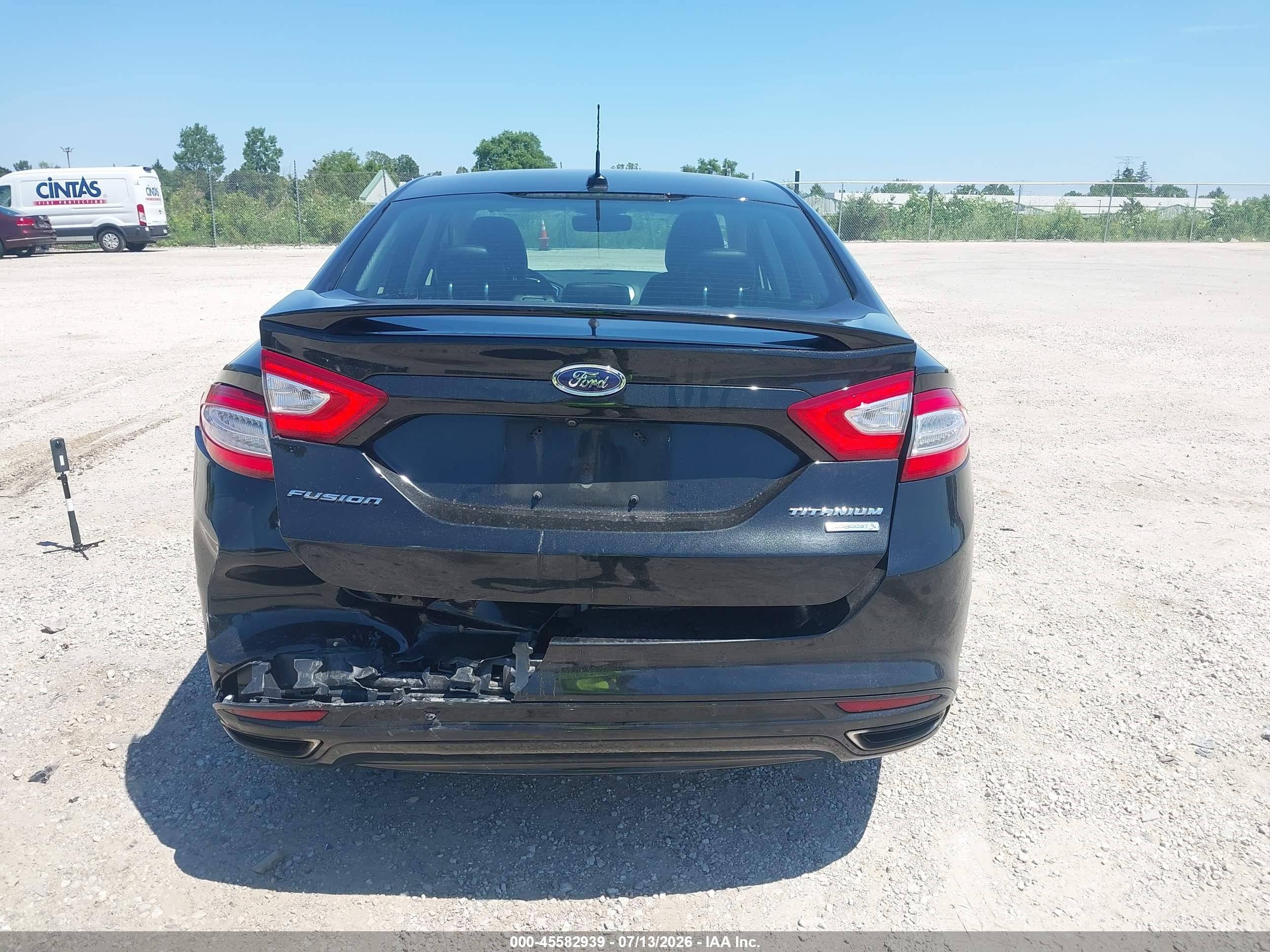2015 Ford Fusion Titanium Black vin: 3FA6P0K93FR138387