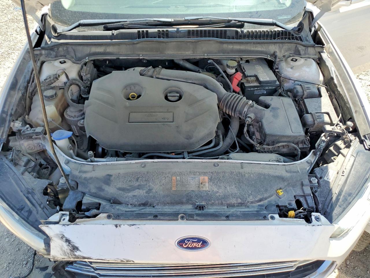 2015 Ford Fusion Titanium White vin: 3FA6P0K93FR252258