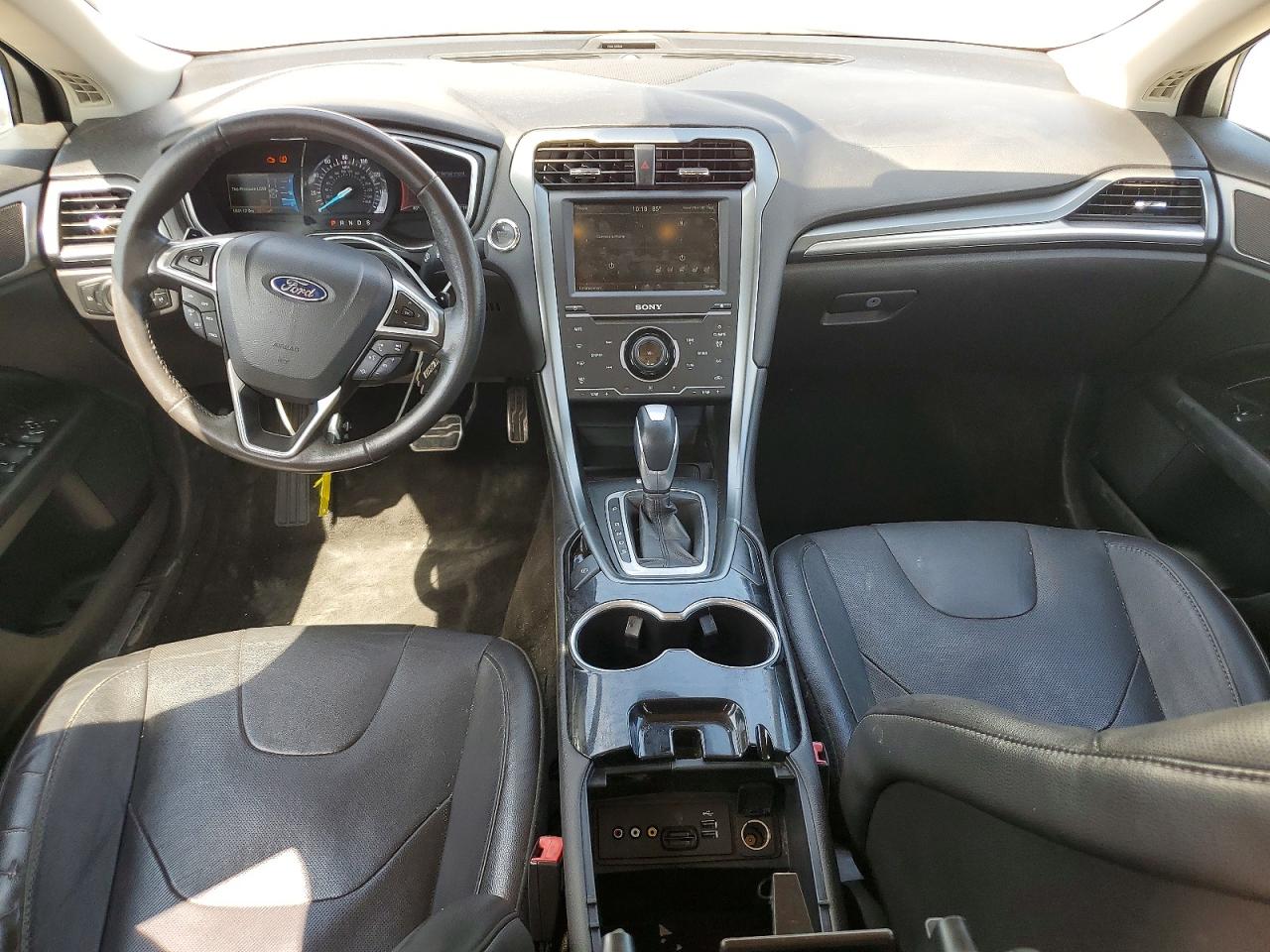2015 Ford Fusion Titanium White vin: 3FA6P0K93FR252258