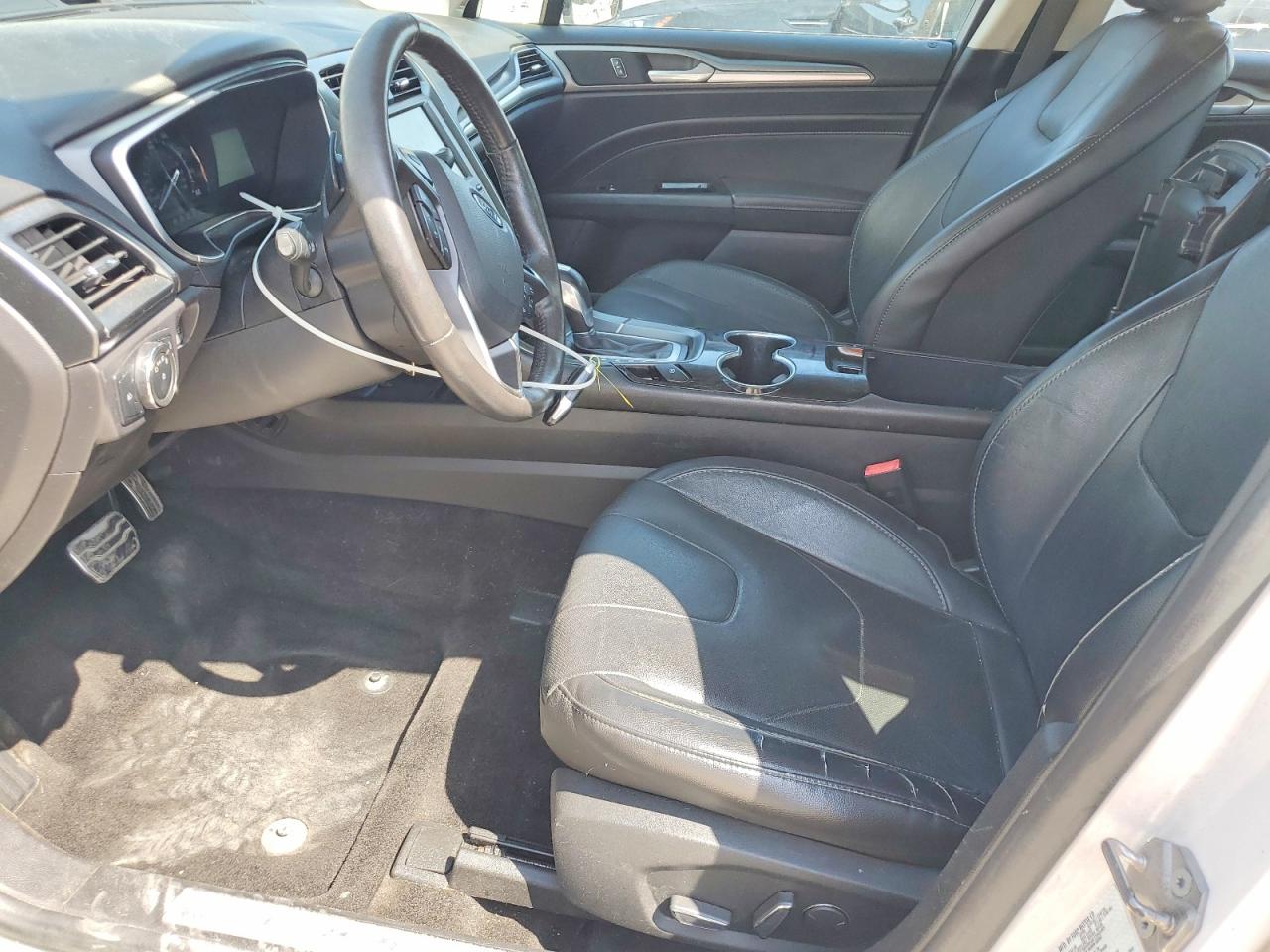 2015 Ford Fusion Titanium White vin: 3FA6P0K93FR252258