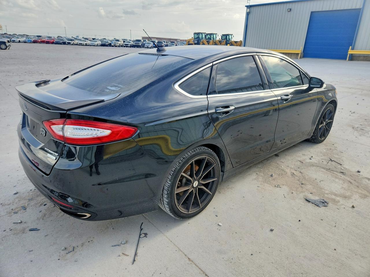 2015 Ford Fusion Titanium Black vin: 3FA6P0K93FR271909