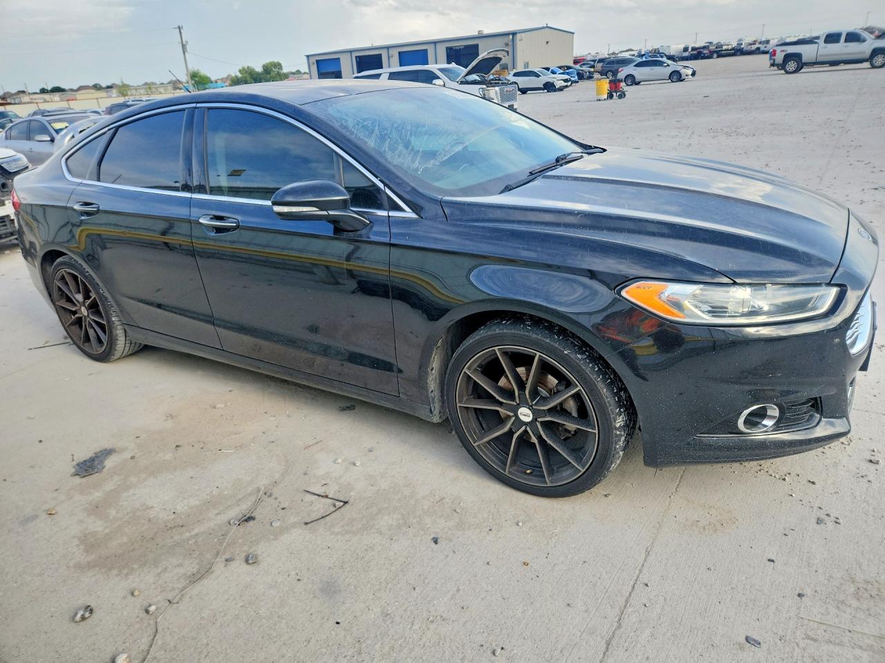 2015 Ford Fusion Titanium Black vin: 3FA6P0K93FR271909
