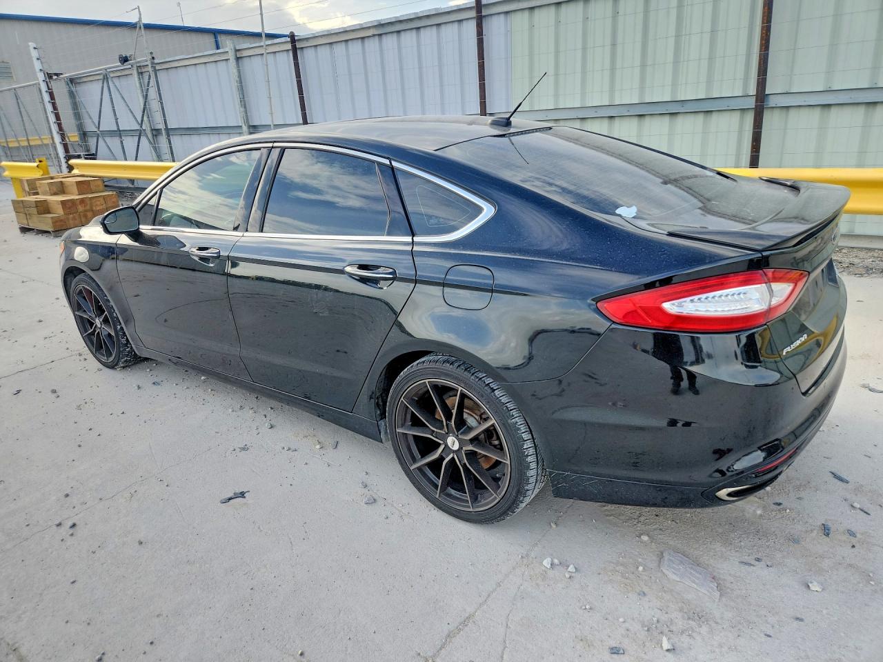 2015 Ford Fusion Titanium Black vin: 3FA6P0K93FR271909