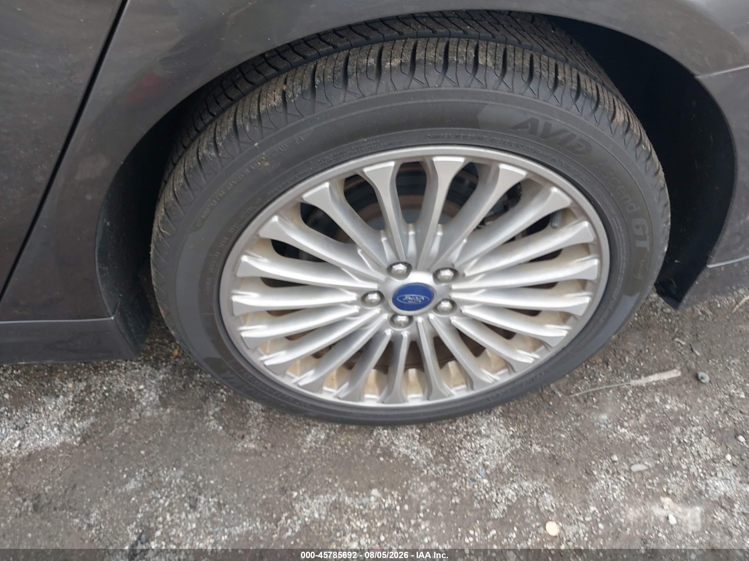 2015 Ford Fusion Titanium Gray vin: 3FA6P0K93FR309882