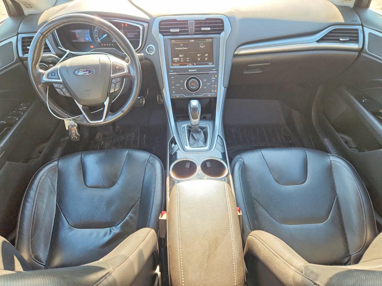2013 Ford Fusion Titanium Black vin: 3FA6P0K94DR123149