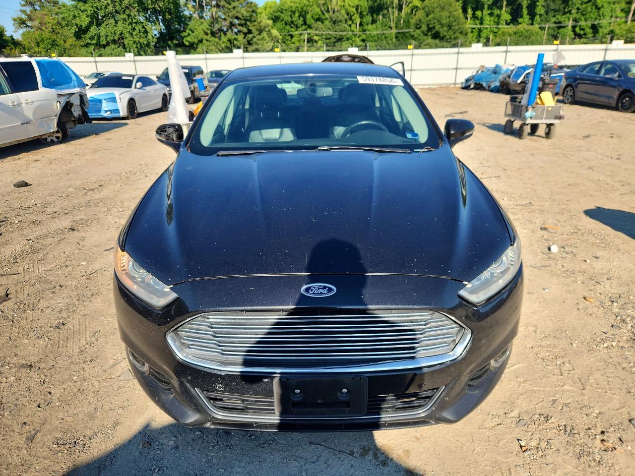 2013 Ford Fusion Titanium Black vin: 3FA6P0K94DR123149