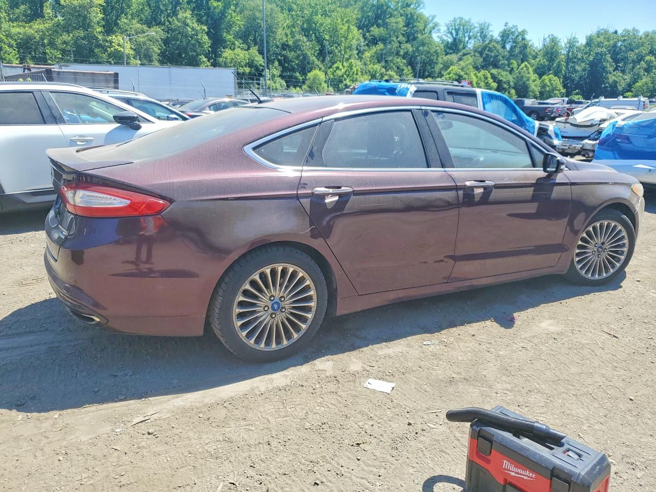 2013 Ford Fusion Titanium Фиолетовый vin: 3FA6P0K94DR255005