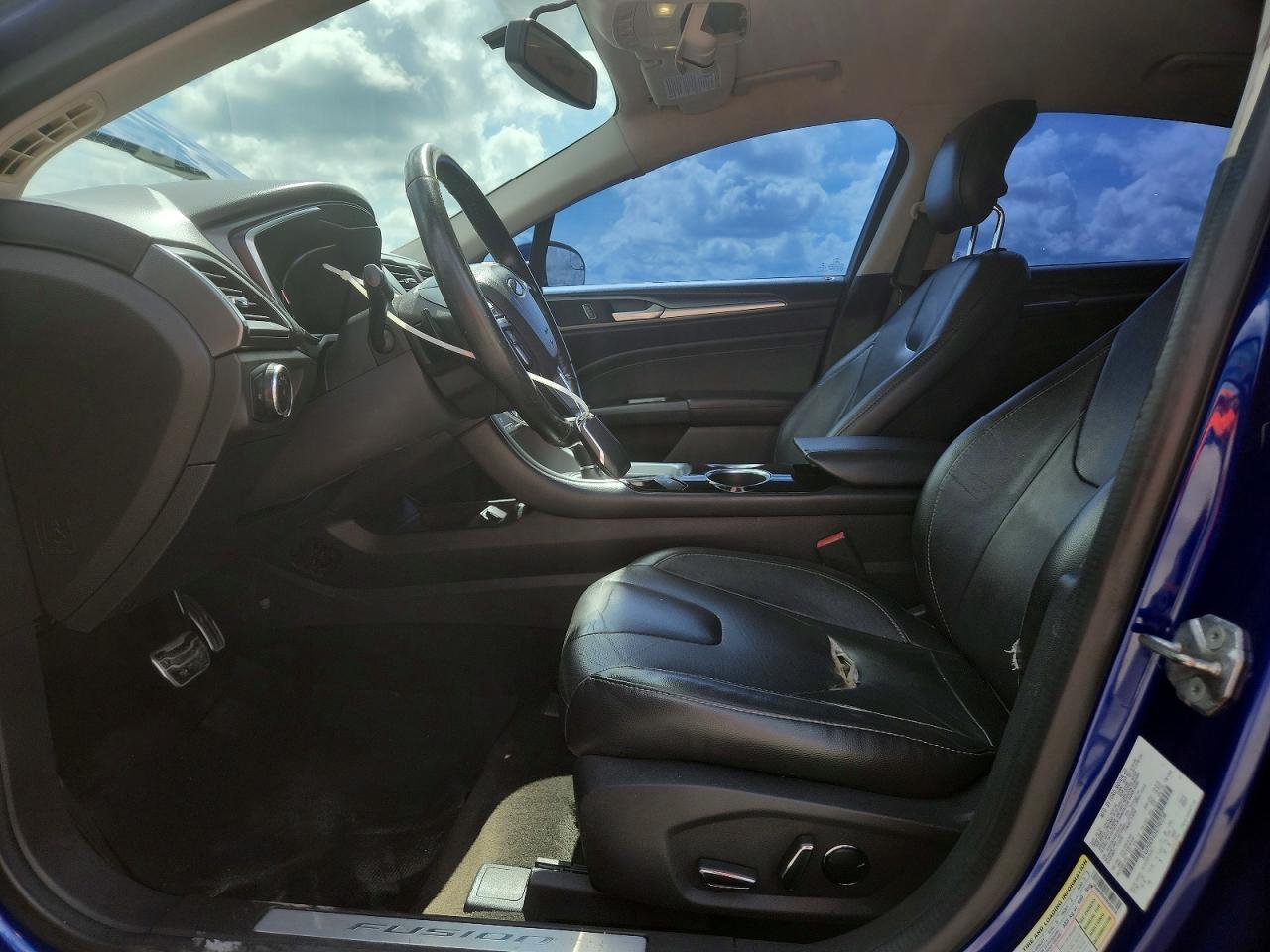 2013 Ford Fusion Titanium Blue vin: 3FA6P0K94DR290238