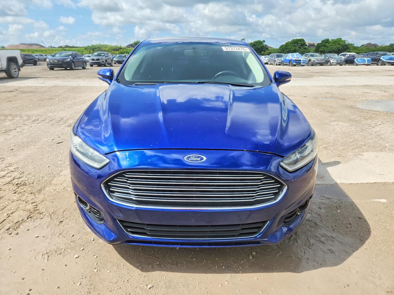 2013 Ford Fusion Titanium Blue vin: 3FA6P0K94DR290238