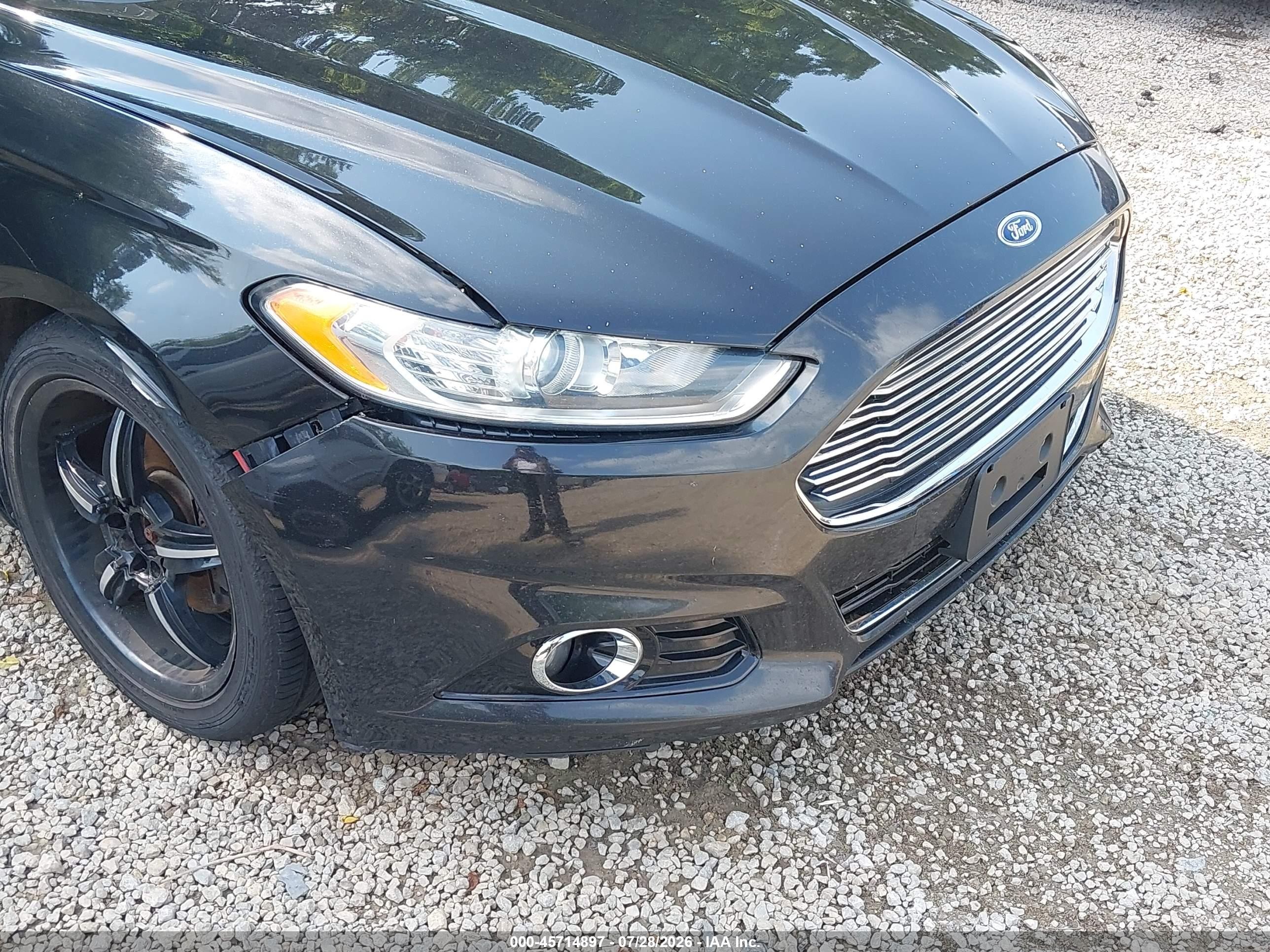 2013 Ford Fusion Titanium Black vin: 3FA6P0K94DR340748