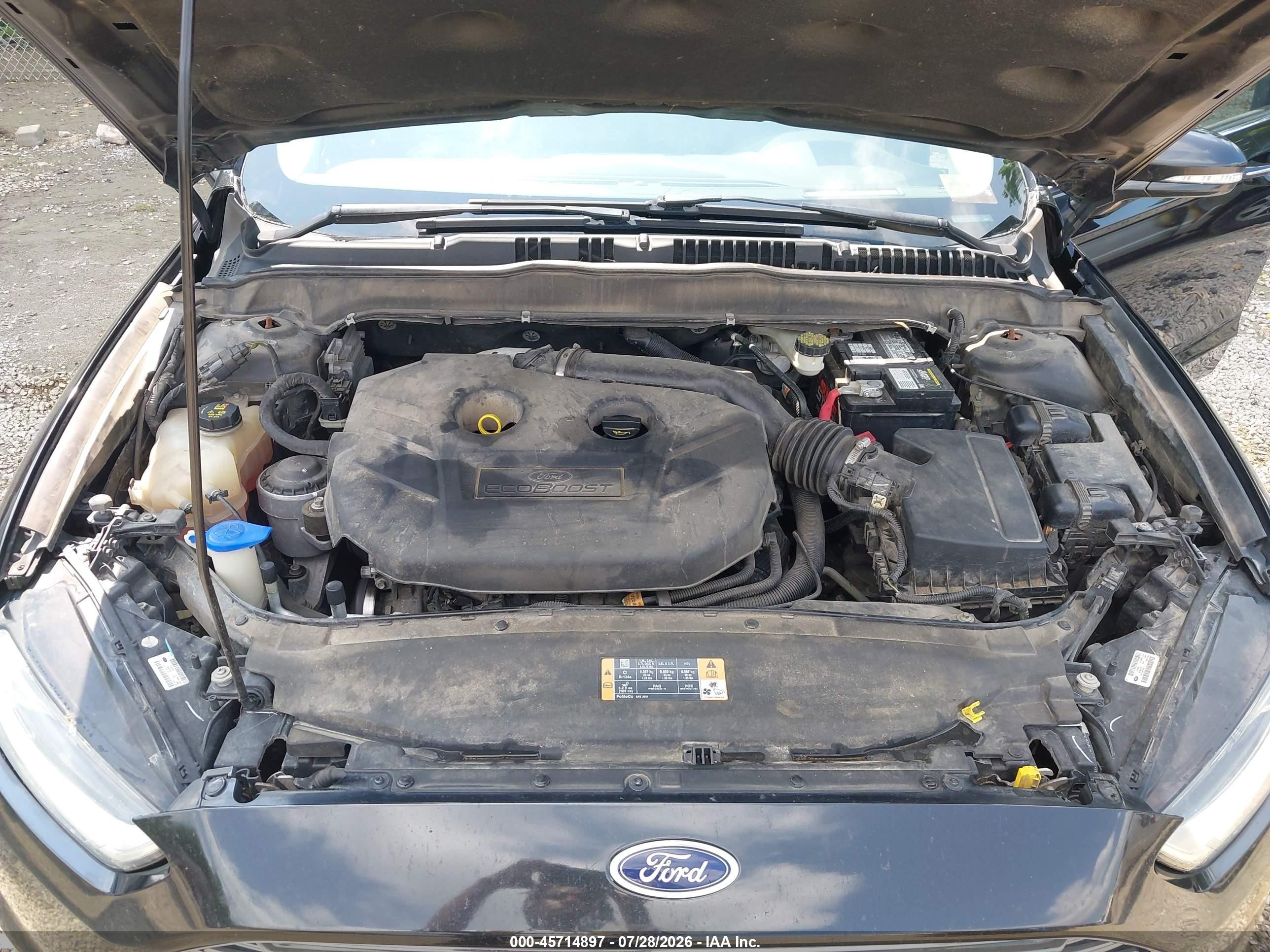 2013 Ford Fusion Titanium Black vin: 3FA6P0K94DR340748