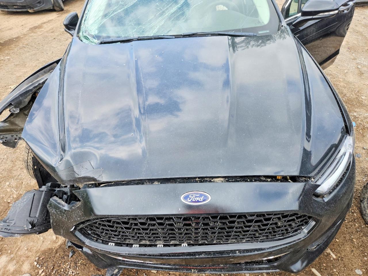 2014 Ford Fusion Titanium Black vin: 3FA6P0K94ER110175