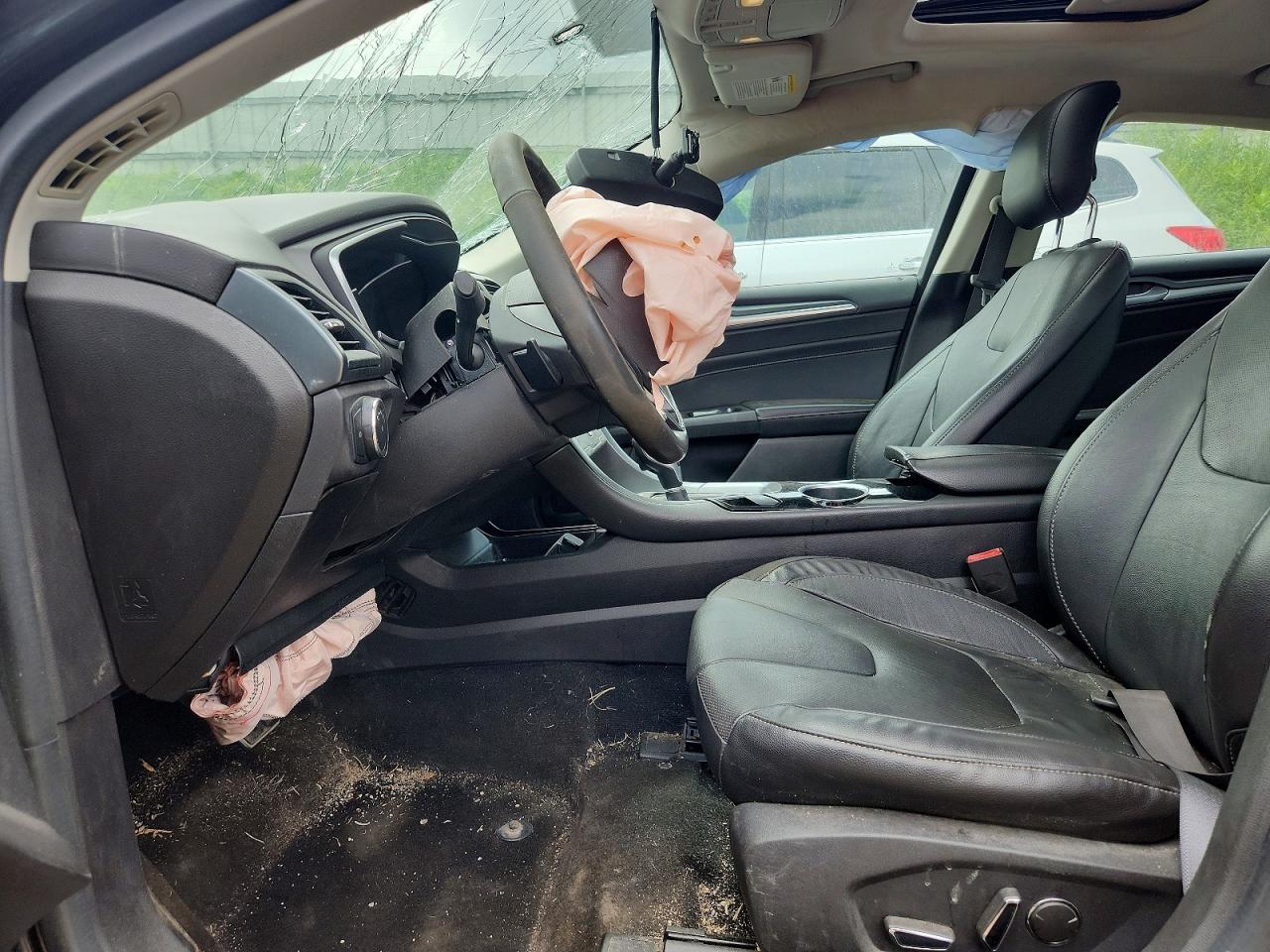2014 Ford Fusion Titanium Black vin: 3FA6P0K94ER110175