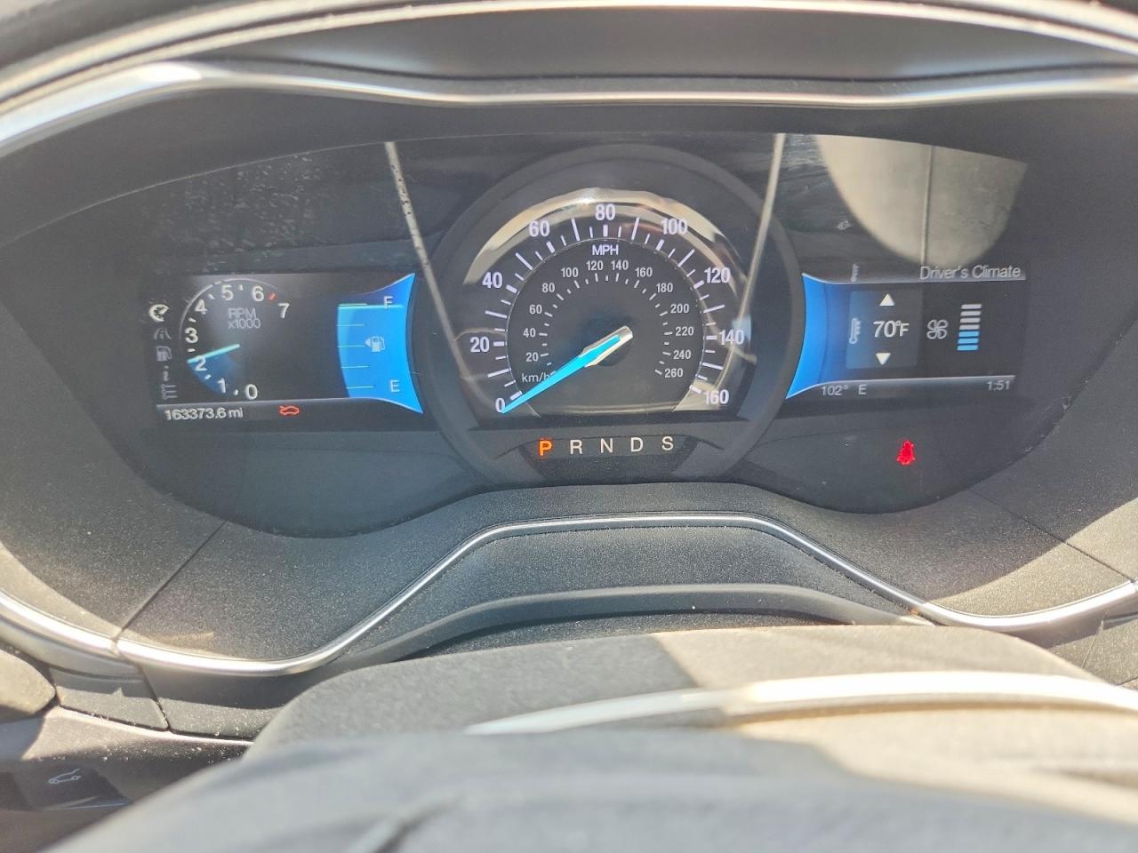 2014 Ford Fusion Titanium White vin: 3FA6P0K94ER123119